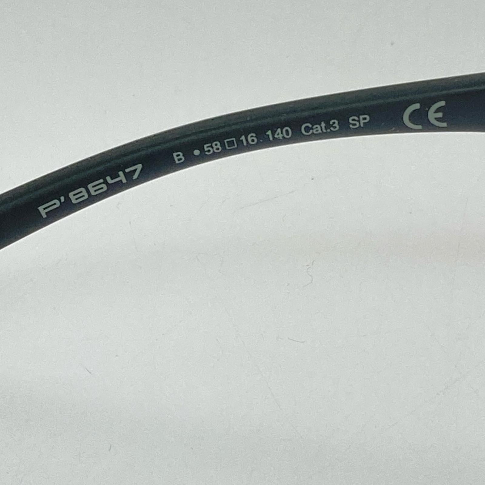 その他アクセサリー PORSHE DESIGN P8647 サングラス 茶 ブラック