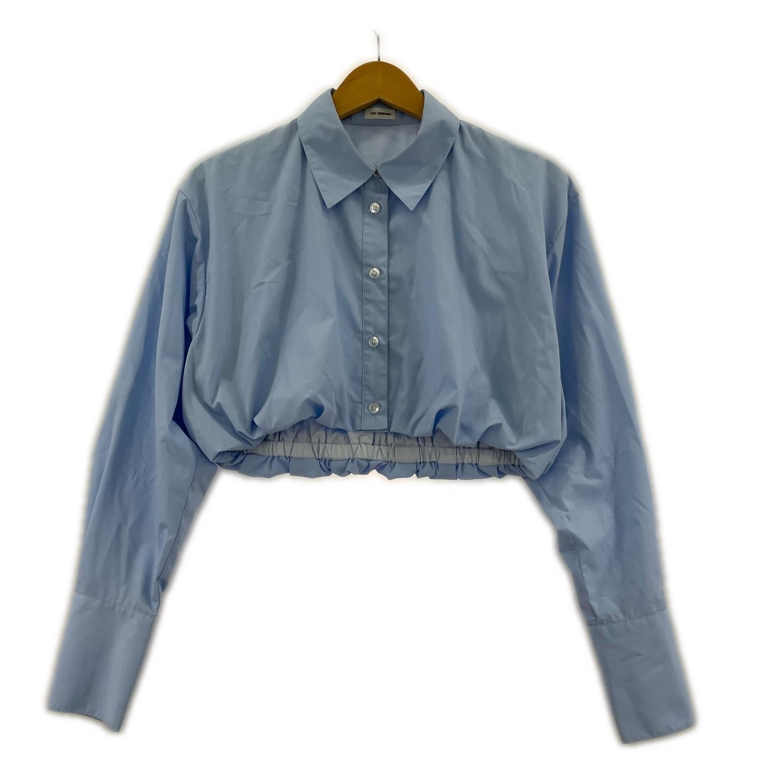 長袖シャツ ベアトップセットバルーンシャツ ONE BLU フリー