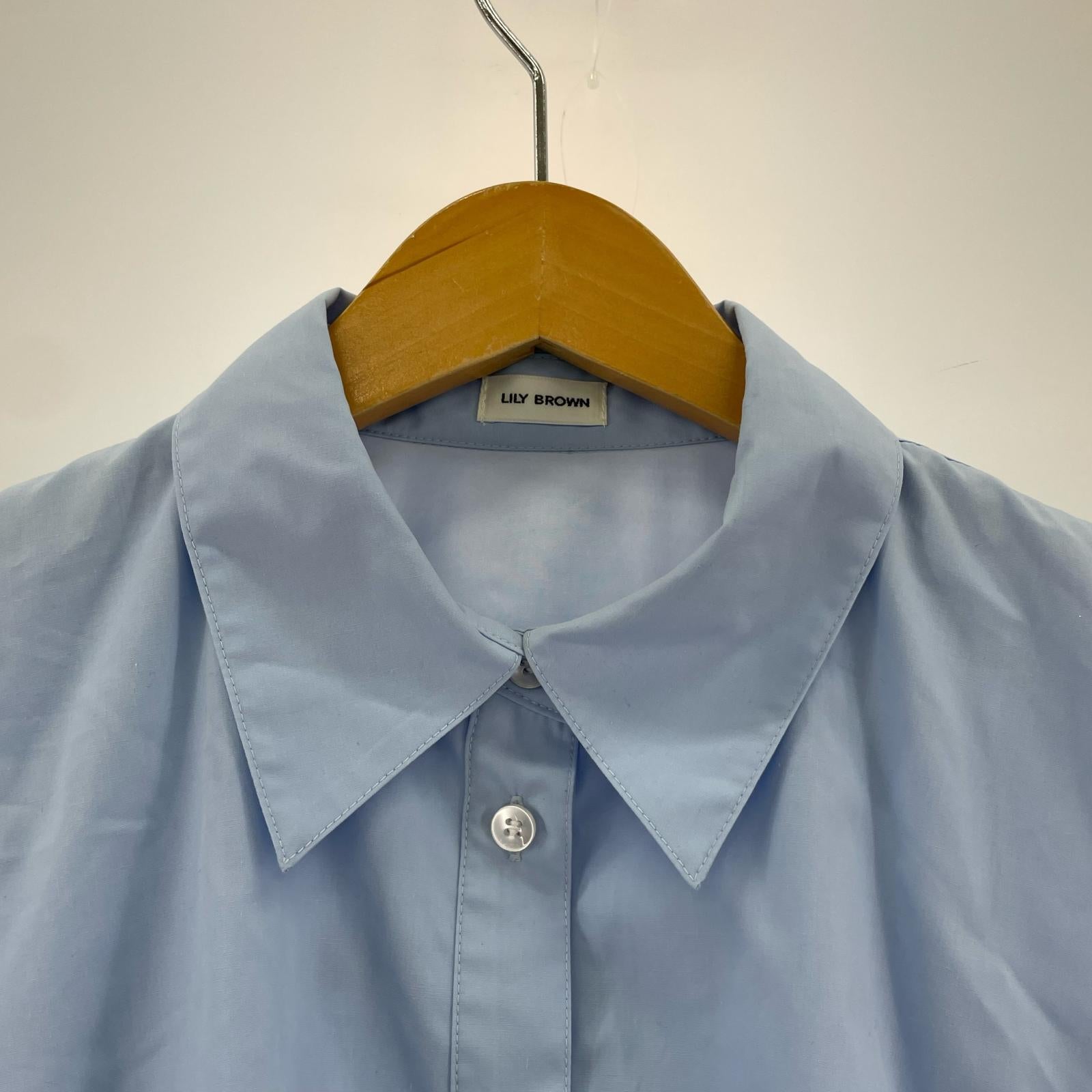 長袖シャツ ベアトップセットバルーンシャツ ONE BLU フリー