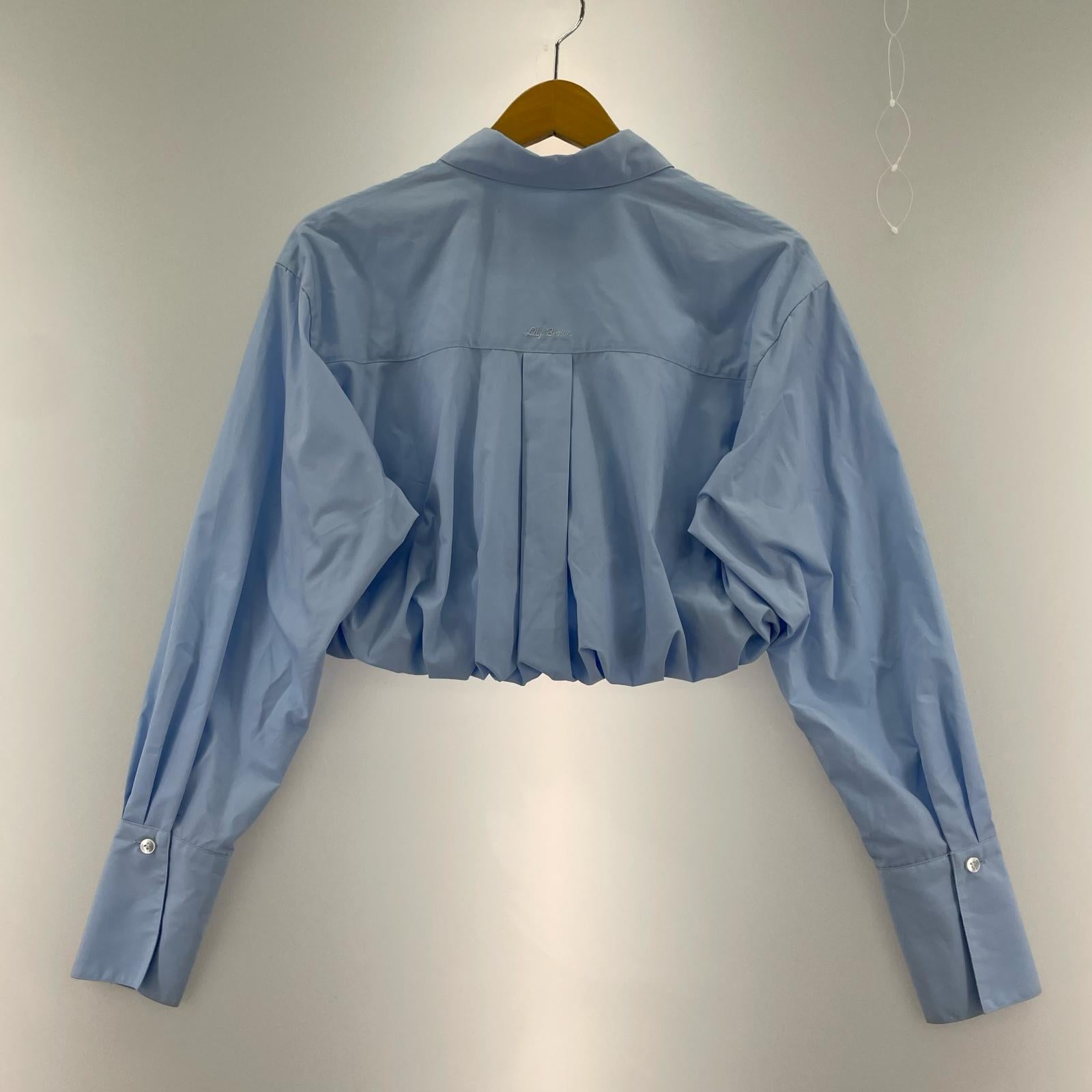 長袖シャツ ベアトップセットバルーンシャツ ONE BLU フリー
