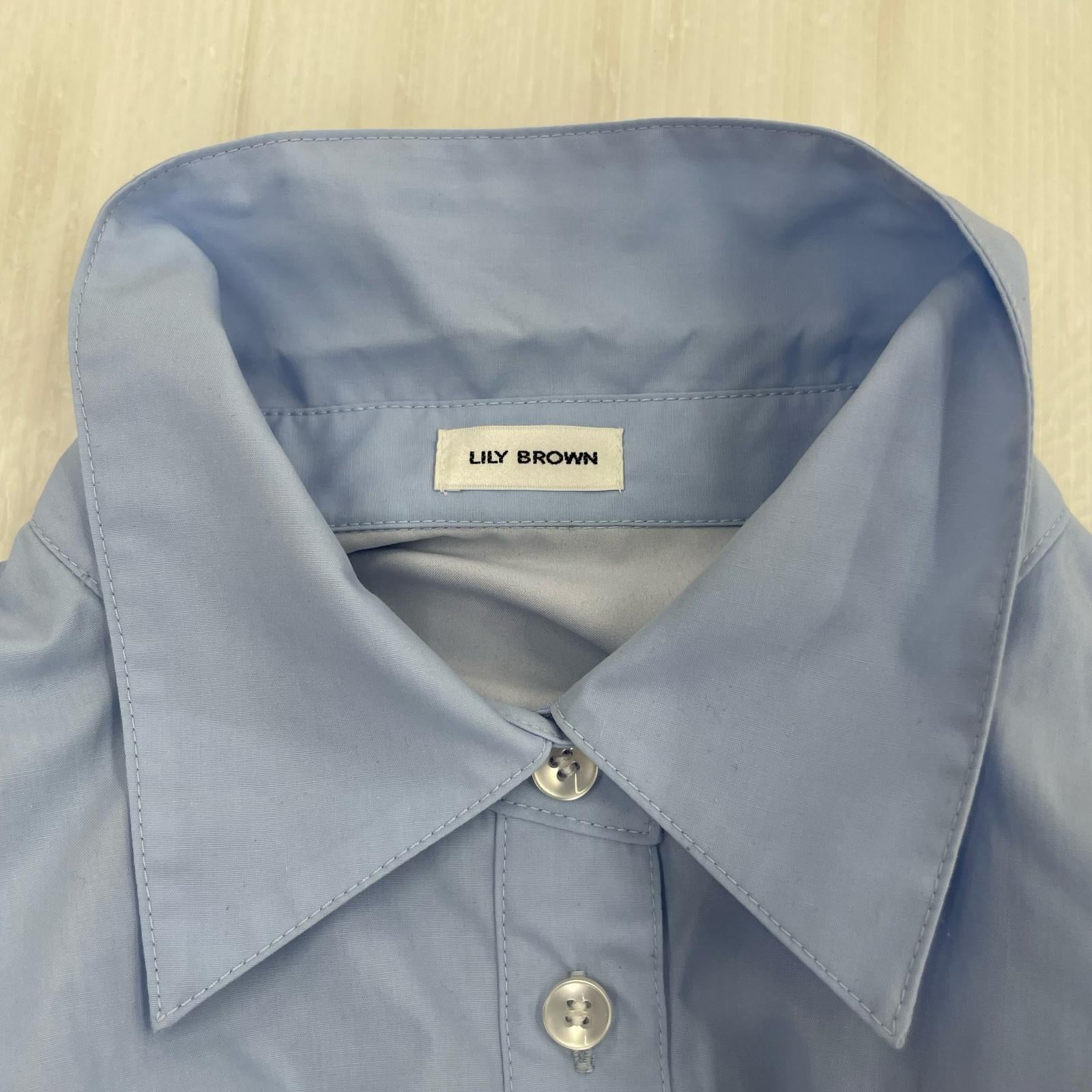 長袖シャツ ベアトップセットバルーンシャツ ONE BLU フリー