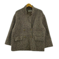 ジャケット ニットジャケットONE BRW ブラウン