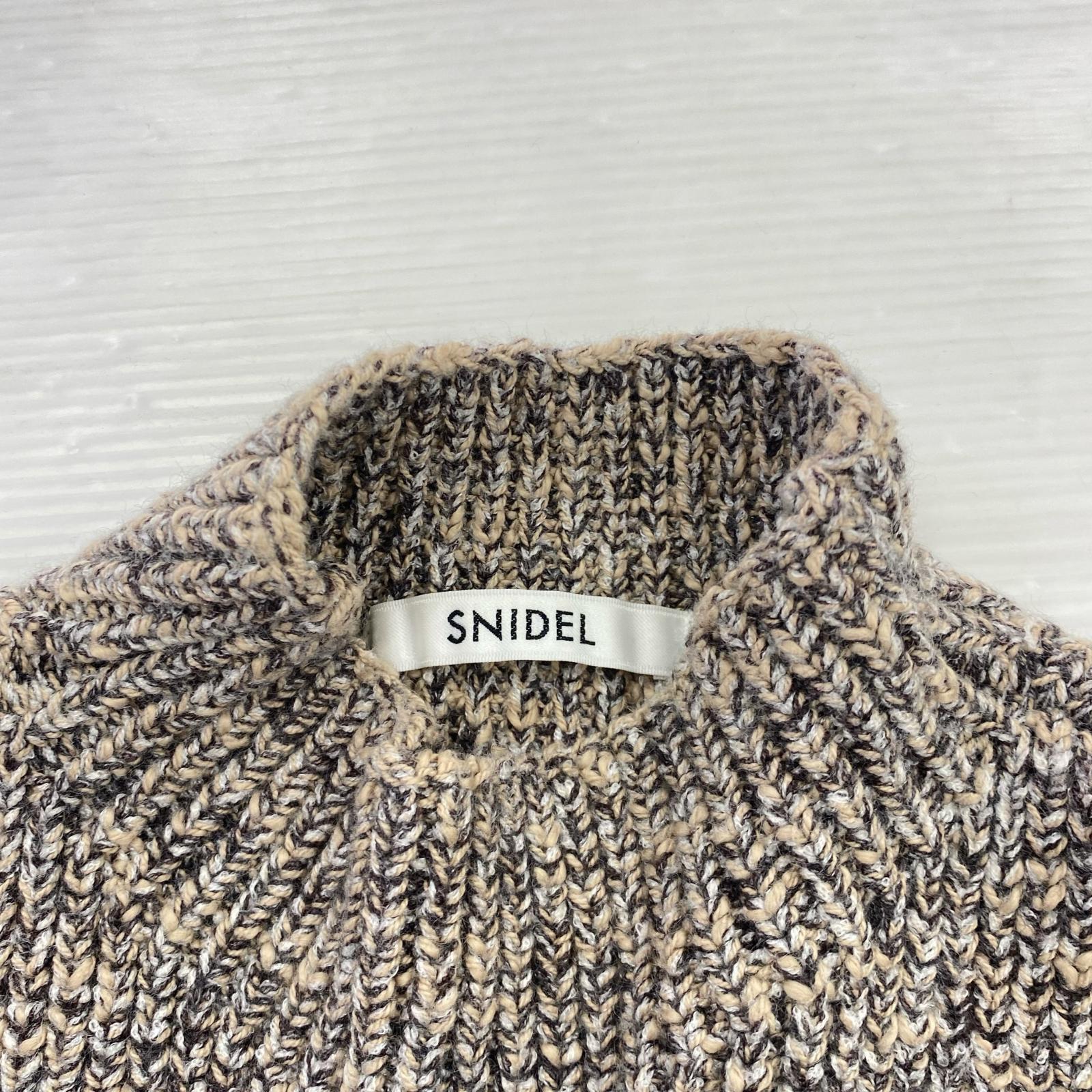 ワンピース ミニニットワンピース ONE BRW ブラウン