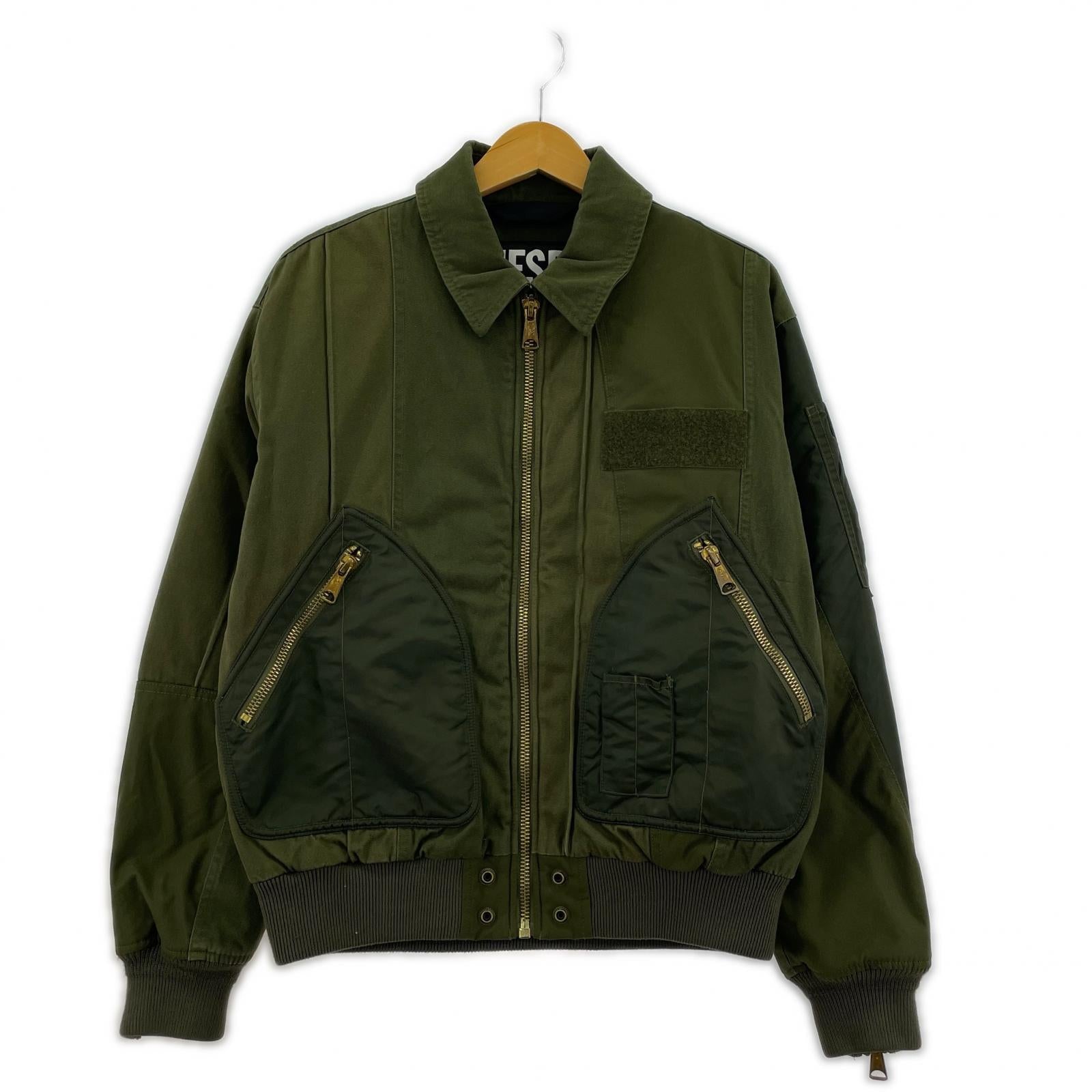 ブルゾン DIESEL J-BASTYAN ボンバージャケット MA-1 A02682 オリーブ (S) S
