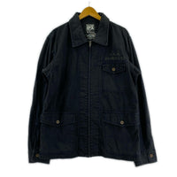 ジャケット AVIREX カバーオールジャケット BLK XL ブラック