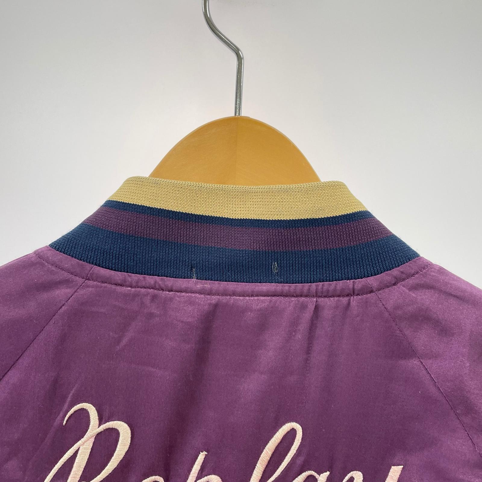 ジャケット 00s 虎×虎 スカジャン PPL L L パープル