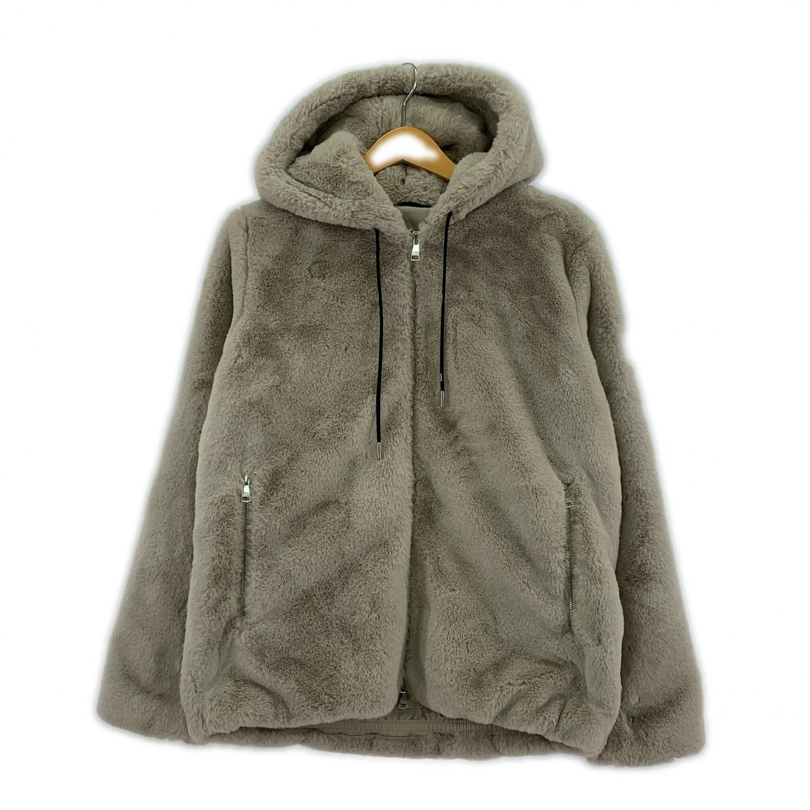 ジャケット BOMOS フェイクファージップアップフーディ 1 1