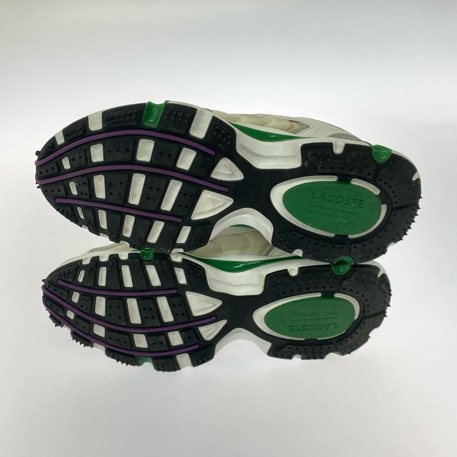 スニーカー LACOSTE L003 2K24 124 1 SMA 47SMA0013 白×緑 (27) 27.5cm (US9 1/2 UK9 EU45)
