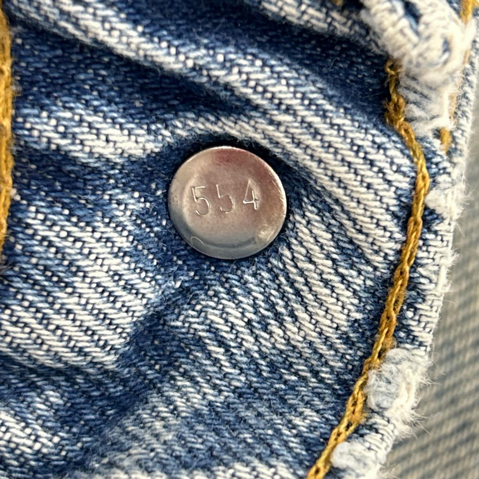 デニムパンツ Levi's デニムパンツ 505 ボタン裏554 (W34L32) 34 ブルー