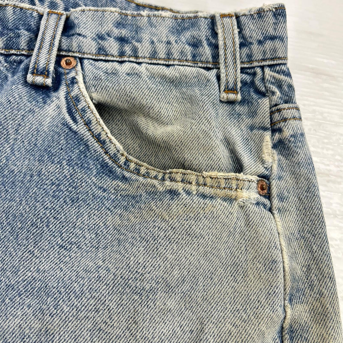 デニムパンツ Levi's デニムパンツ 505 ボタン裏554 (W34L32) 34 ブルー