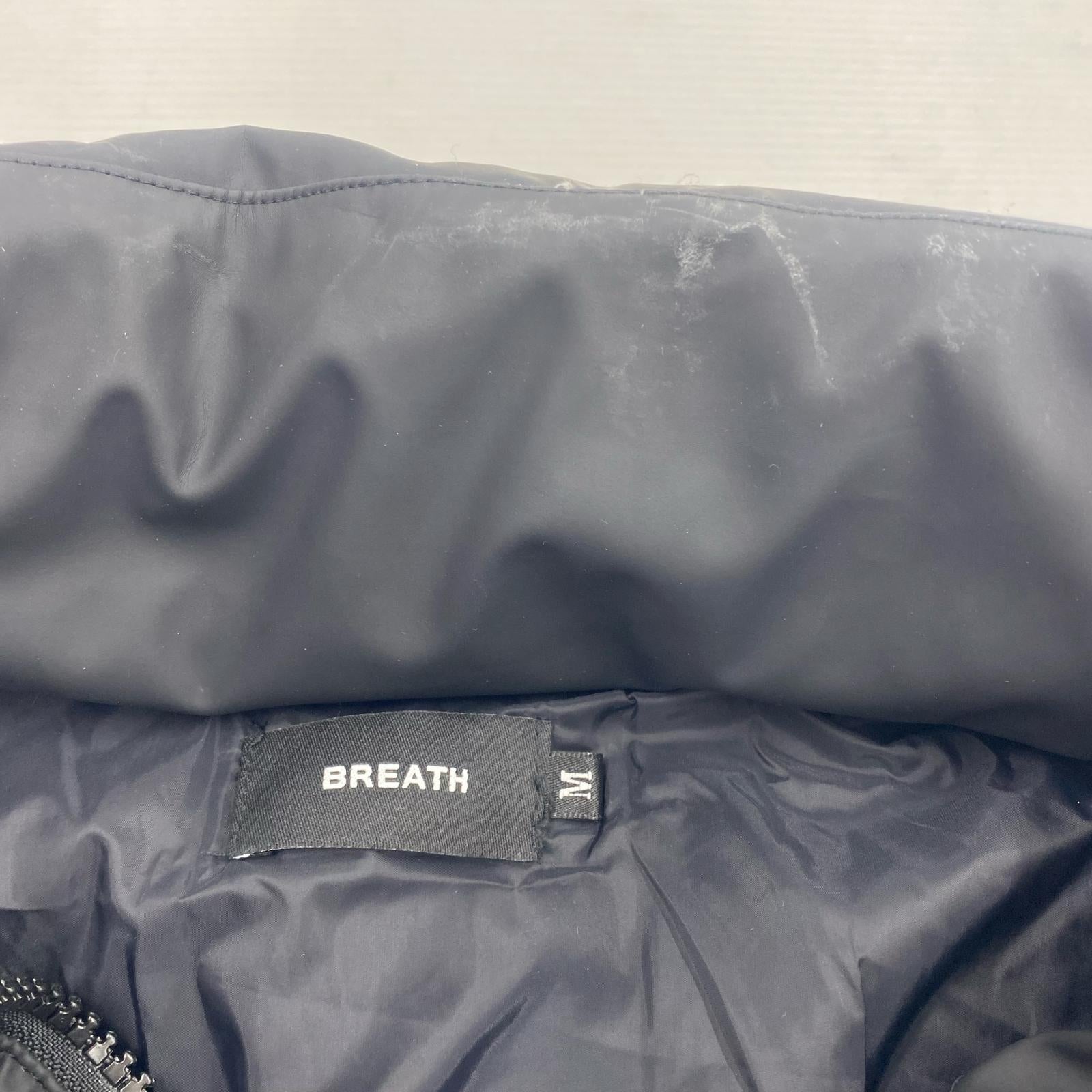 ジャケット BREATH MATTE BLACK SHORT DOWN M ブラック