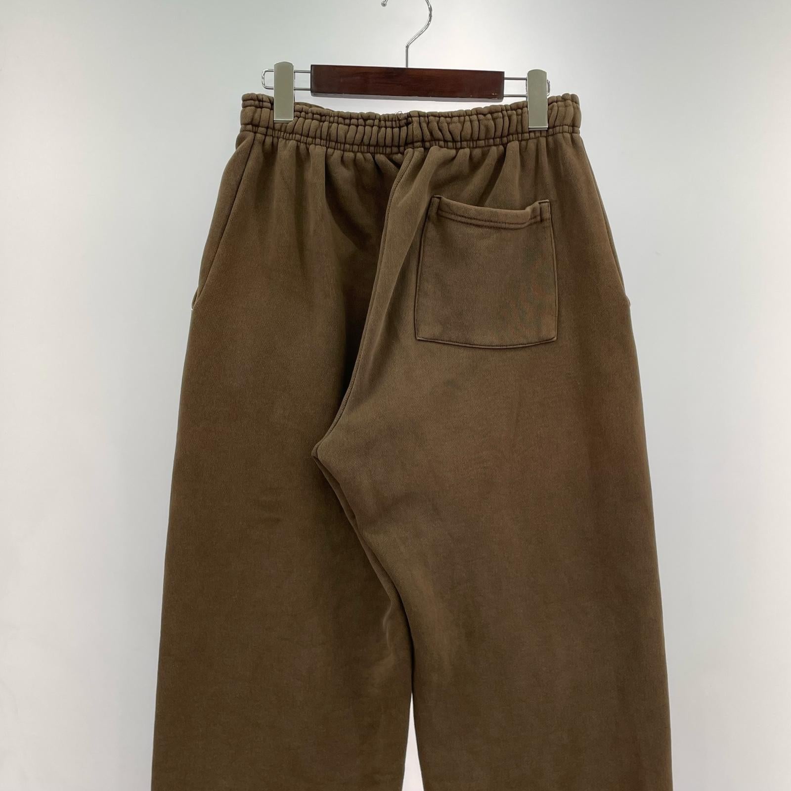 パンツ Entire Studios ヘビースウェットパンツ 茶 (S) S ブラウン