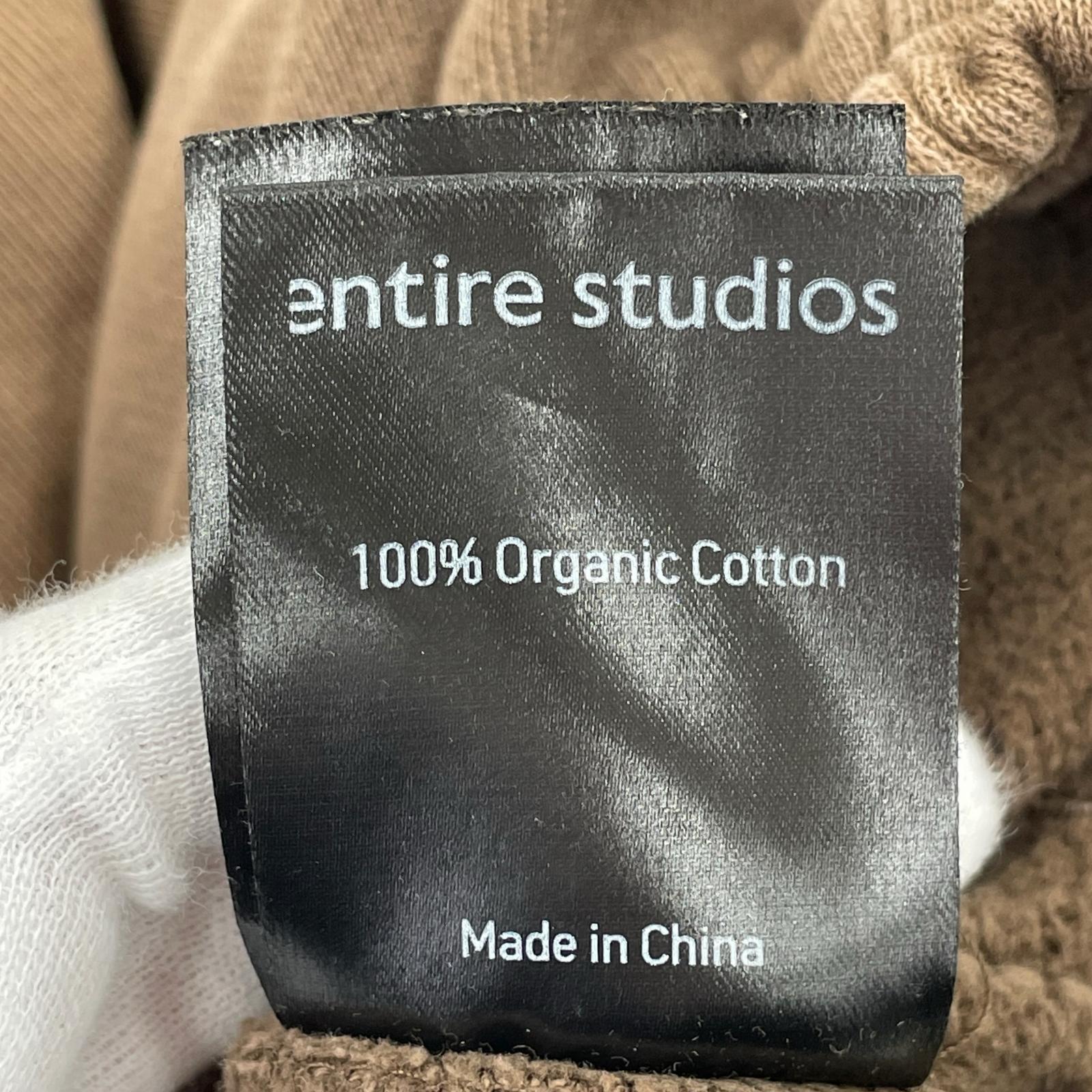 パンツ Entire Studios ヘビースウェットパンツ 茶 (S) S ブラウン