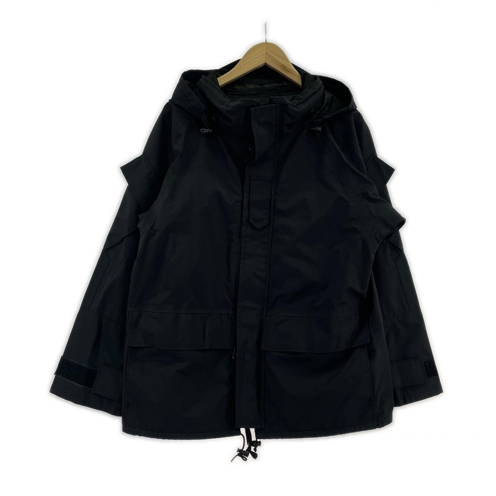 ミリタリージャケット ECWCS GEN1 PARKA 黒 (S) S ブラック