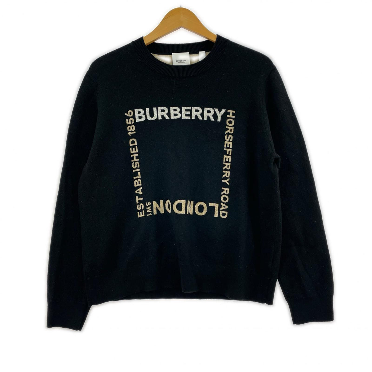 ニット Horseferry Square Wool Blend Jacquard XL ブラック