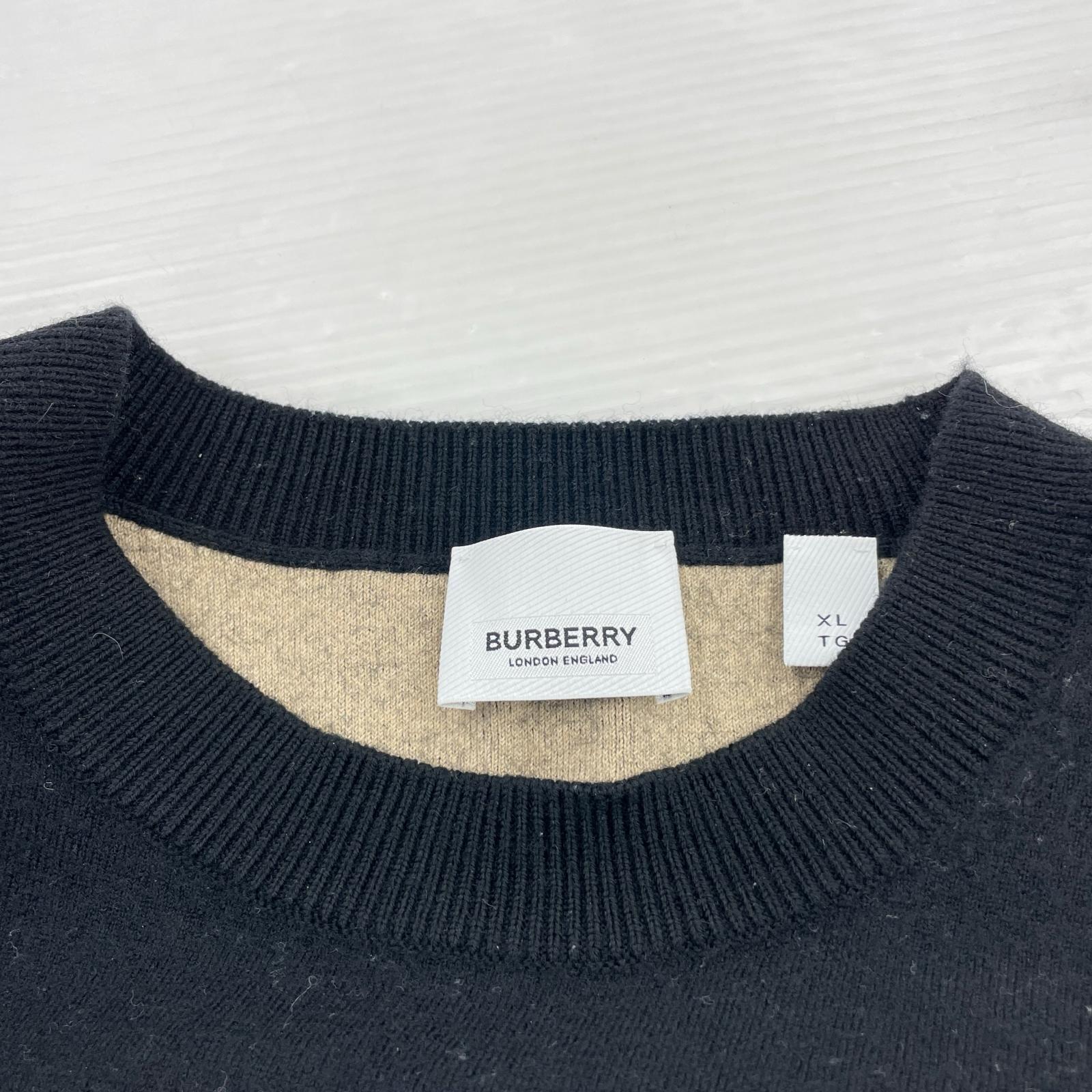 ニット Horseferry Square Wool Blend Jacquard XL ブラック