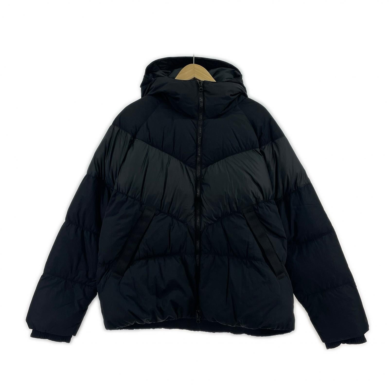 ダウンジャケット FILL DOWN HOODIE JACKET BLK S S ブラック
