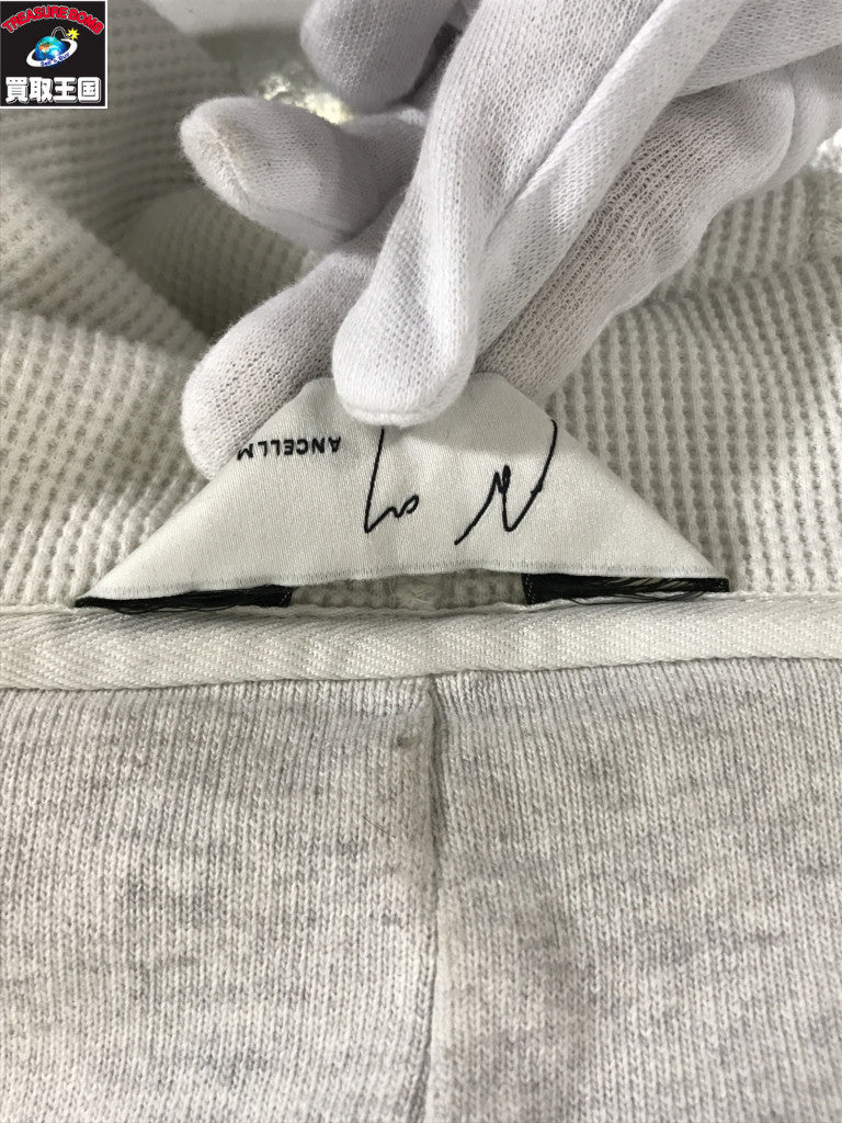 パーカー 25AW ZIP UP HOODIE(HEATHER WHITE) 1