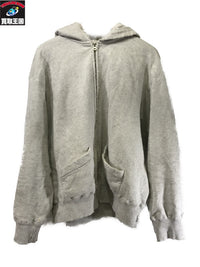 パーカー 25AW ZIP UP HOODIE(HEATHER WHITE) 1