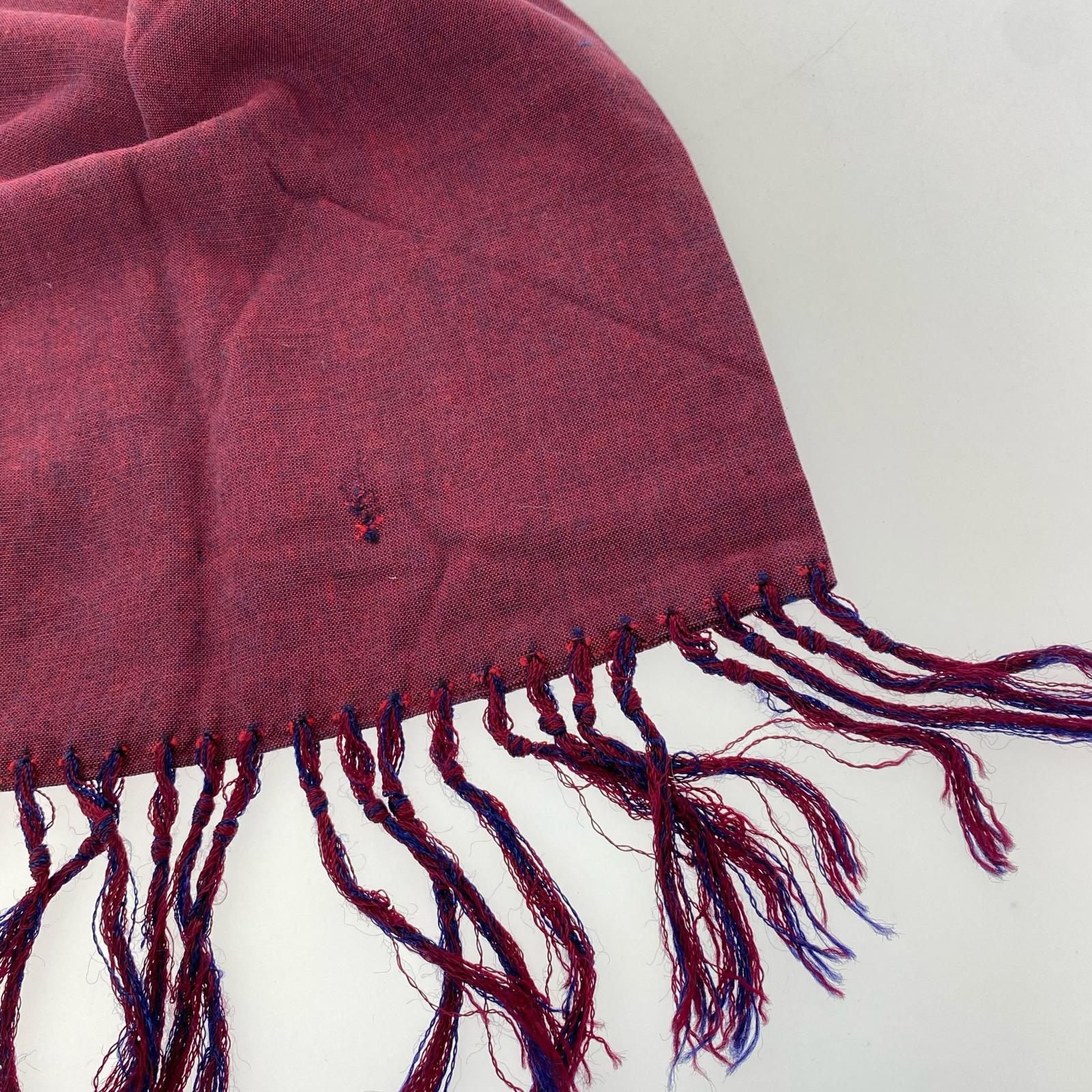 その他アクセサリー TOOTAL SCARF シルク スカーフ 赤 レッド