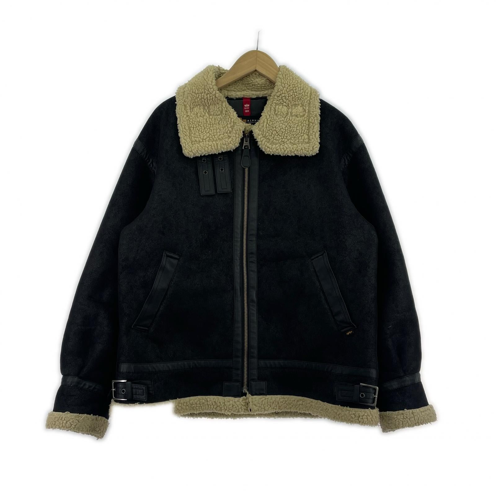 ジャケット TA1548-175 エコムートン B-3、 BLK L ブラック