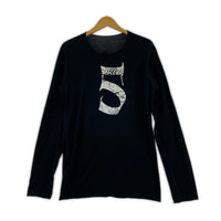 長袖Tシャツ 黒 S ブラック