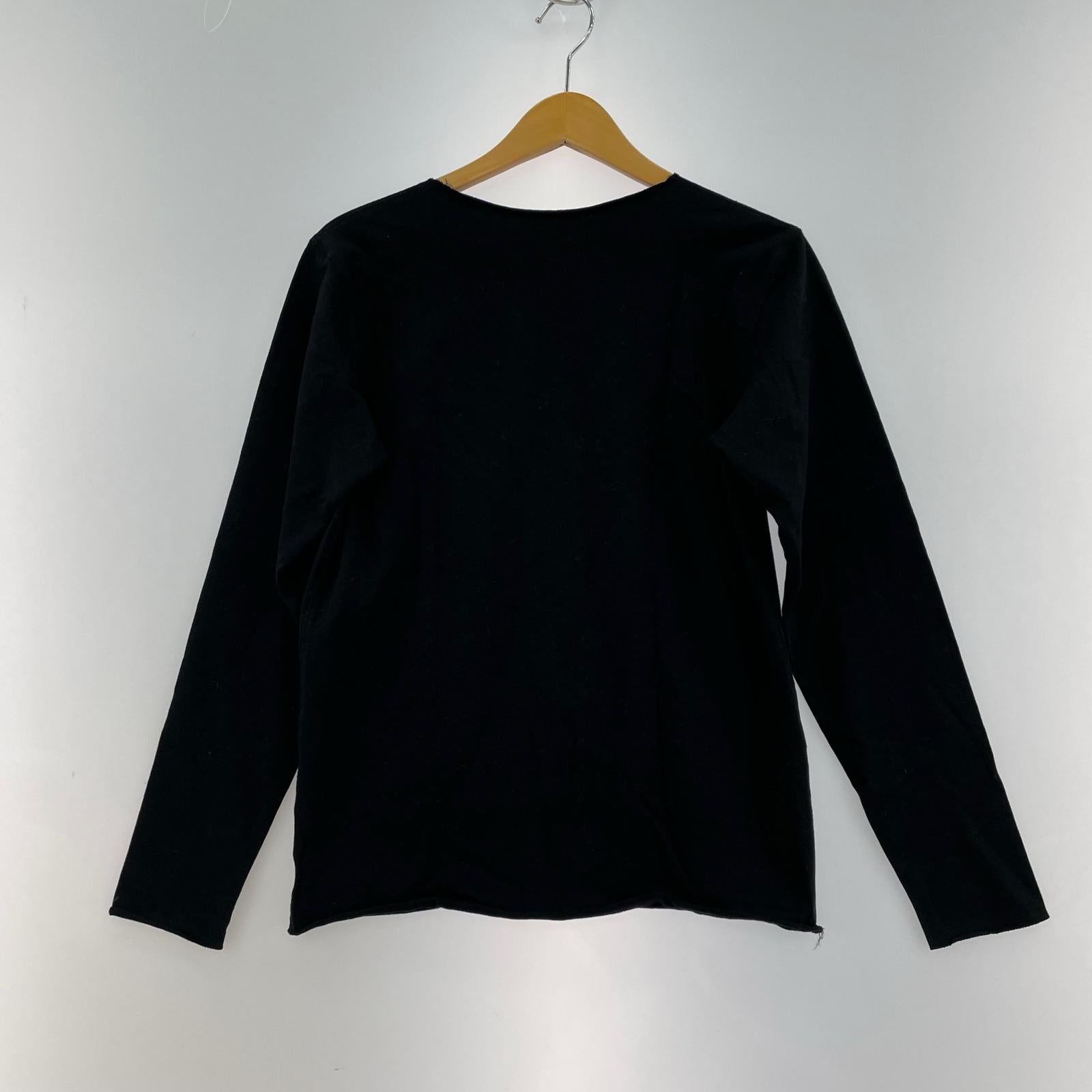 長袖Tシャツ 黒 L ブラック