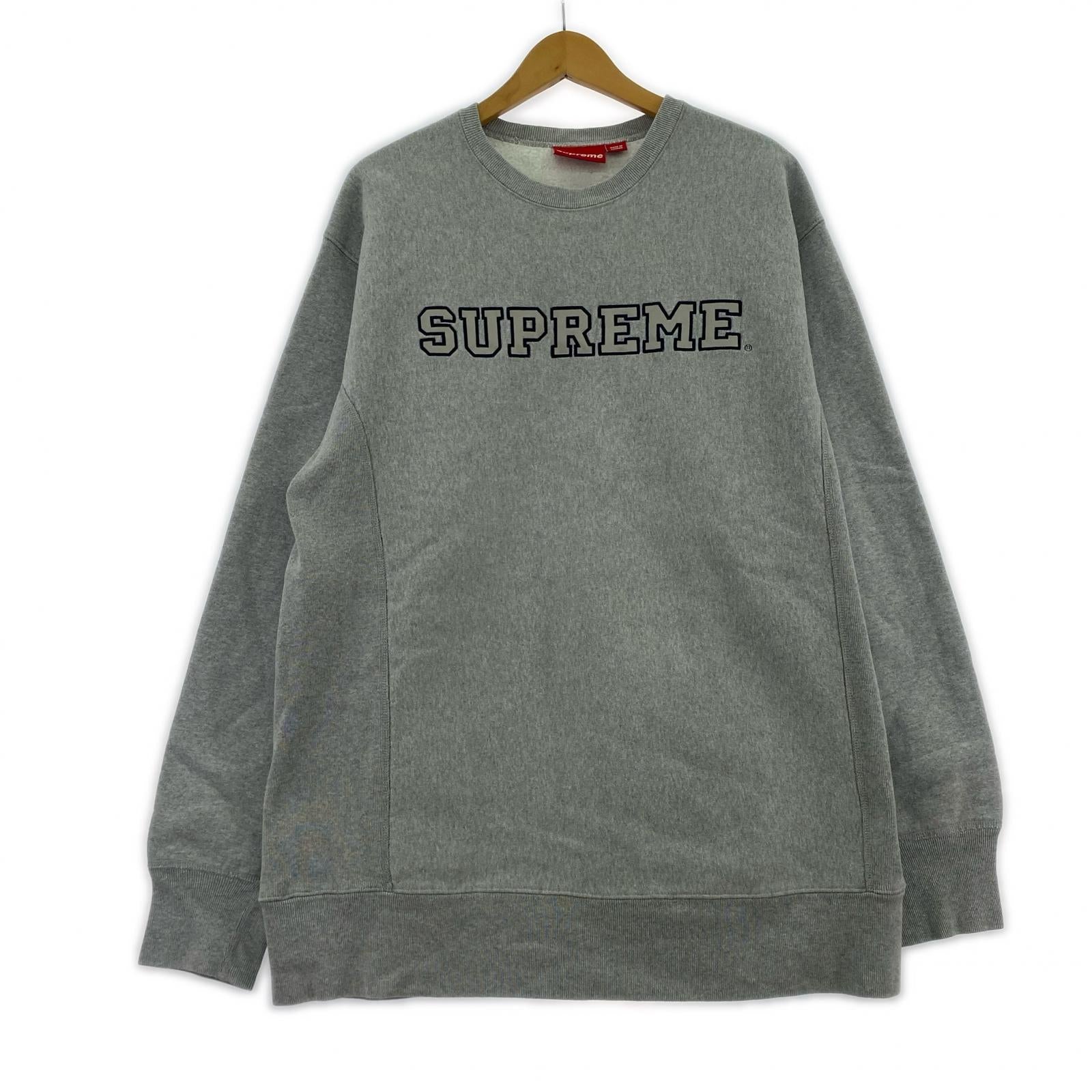スウェット 初期 カレッジロゴスウェット グレー (XL) グレー
