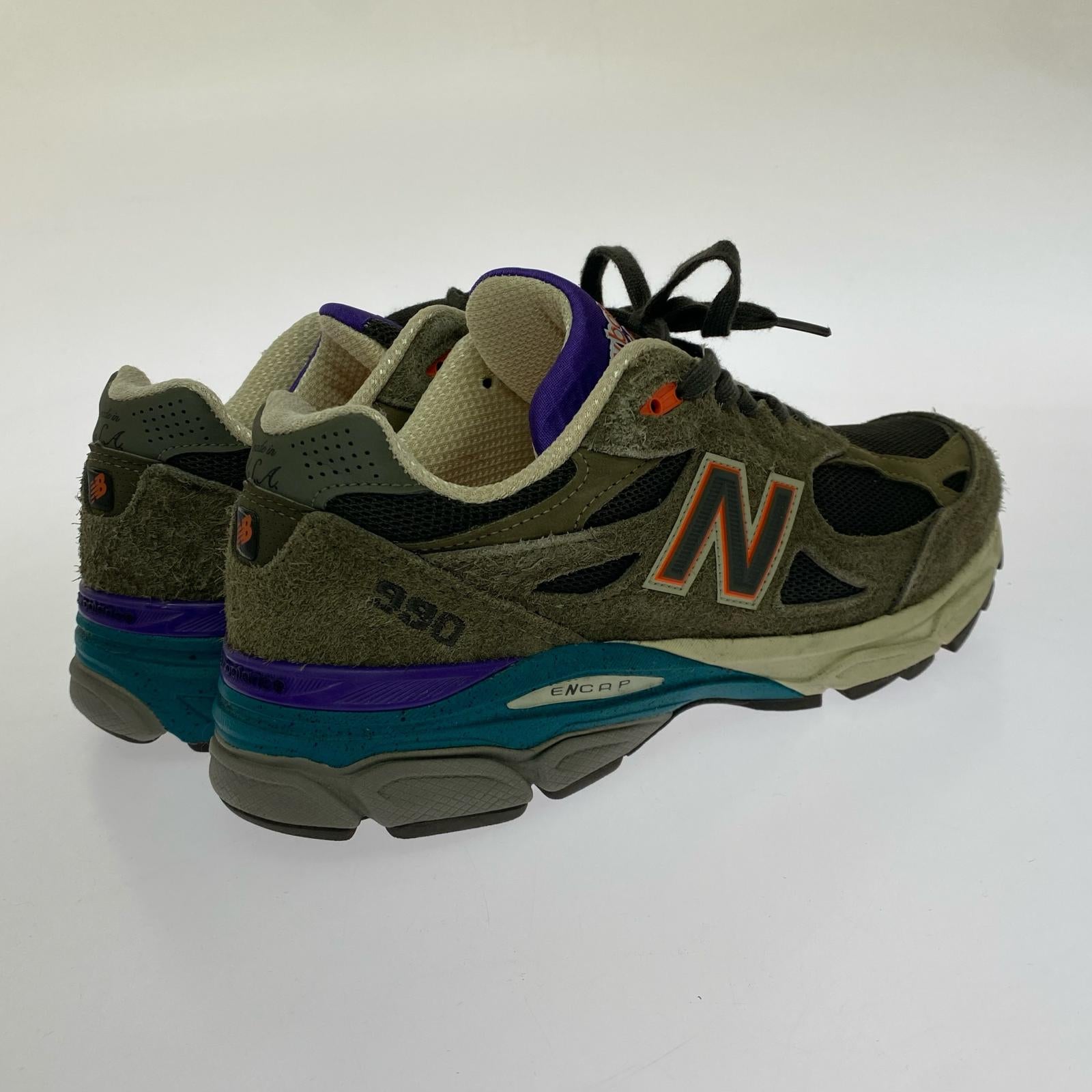 スニーカー YCMC 990v3 USA製 Great Outdoors 27.0cm 27cm (US9 UK8 1/2 EU44) カーキ