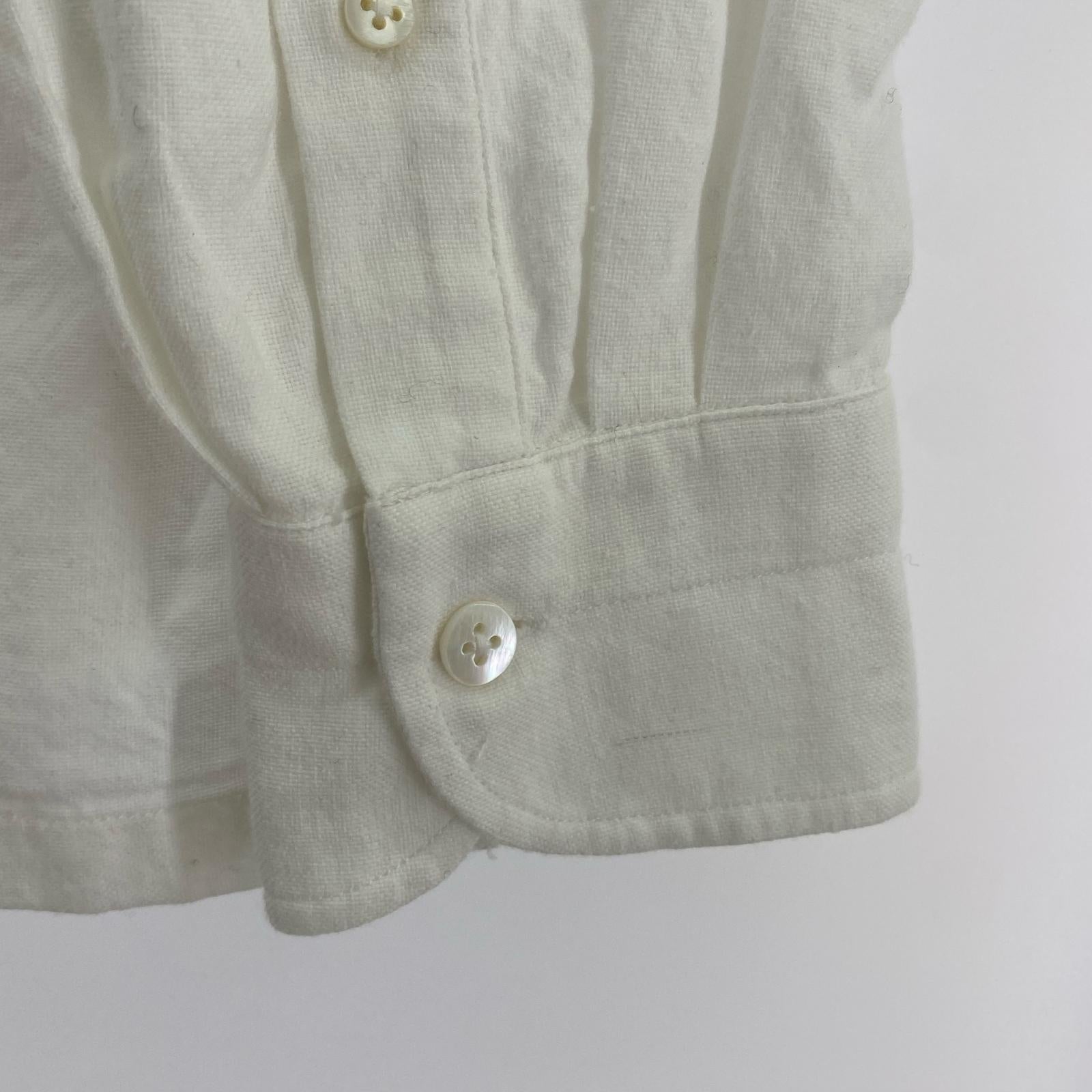 長袖シャツ PERIOD FEATURES kurta シャツ ホワイト