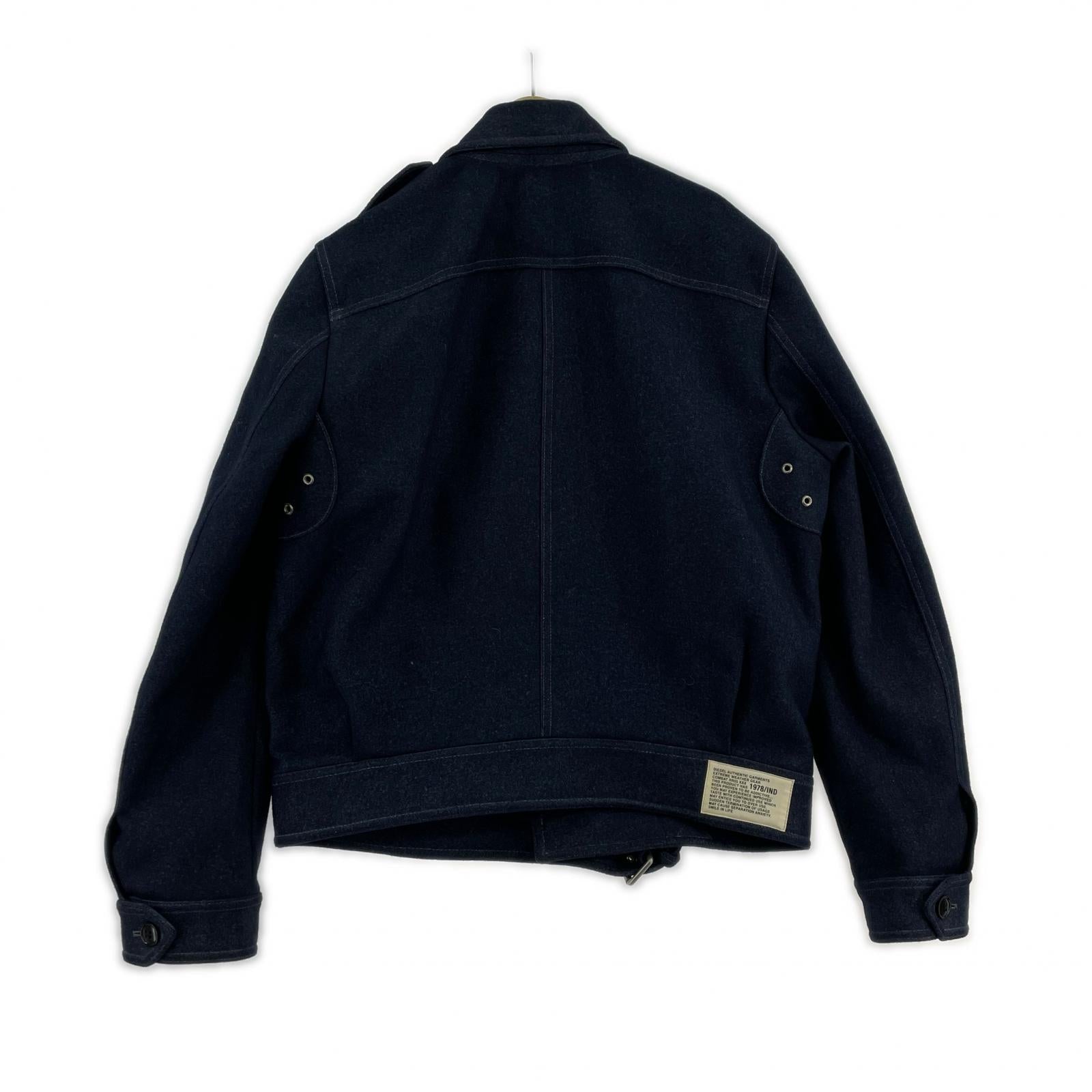 ジャケット ウールジャケット ネイビー M ネイビー