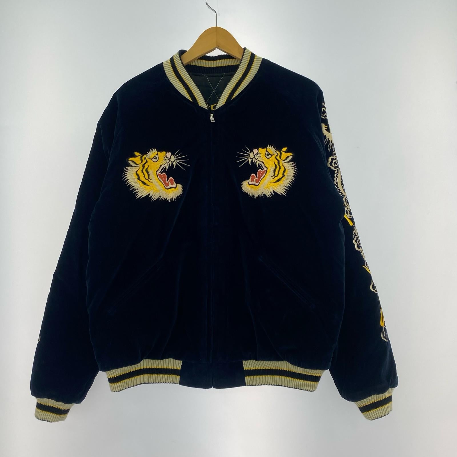 ジャケット テーラー東洋 25AW リバーシブルスカジャン (L) 虎×富士 L