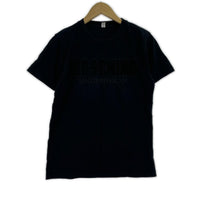 半袖Tシャツ ロゴカットソー/黒 ブラック