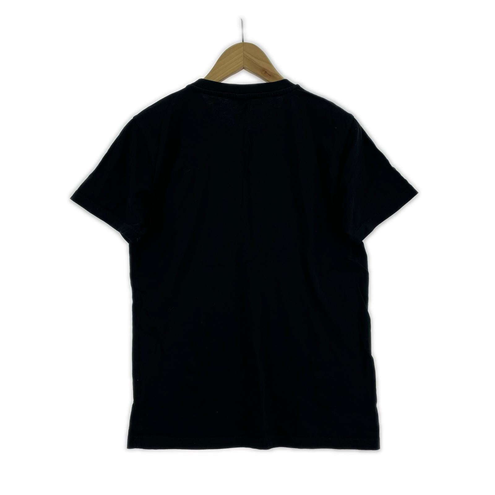 半袖Tシャツ ロゴカットソー/黒 ブラック
