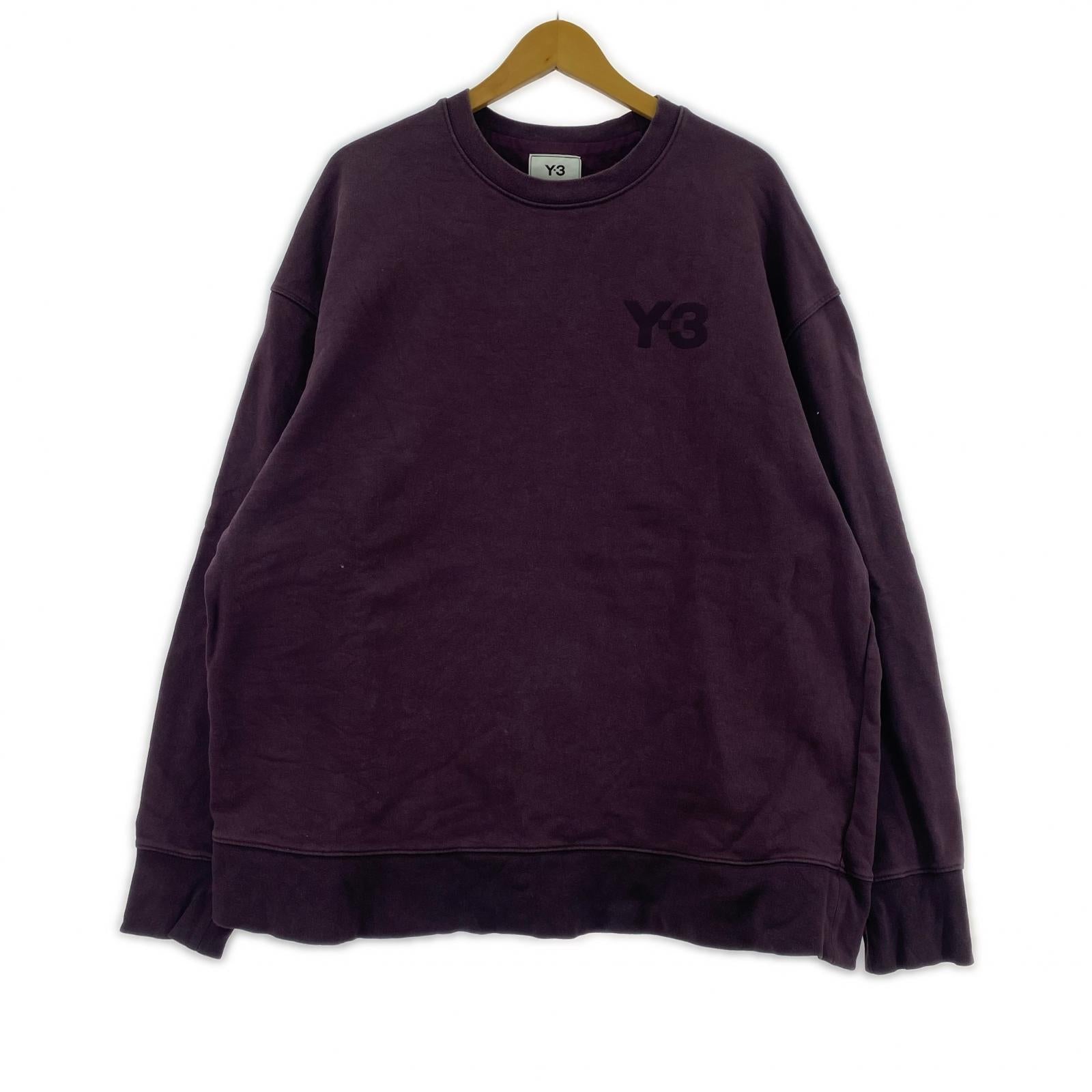 スウェット CLASSIC CHEST LOGO CREW L パープル