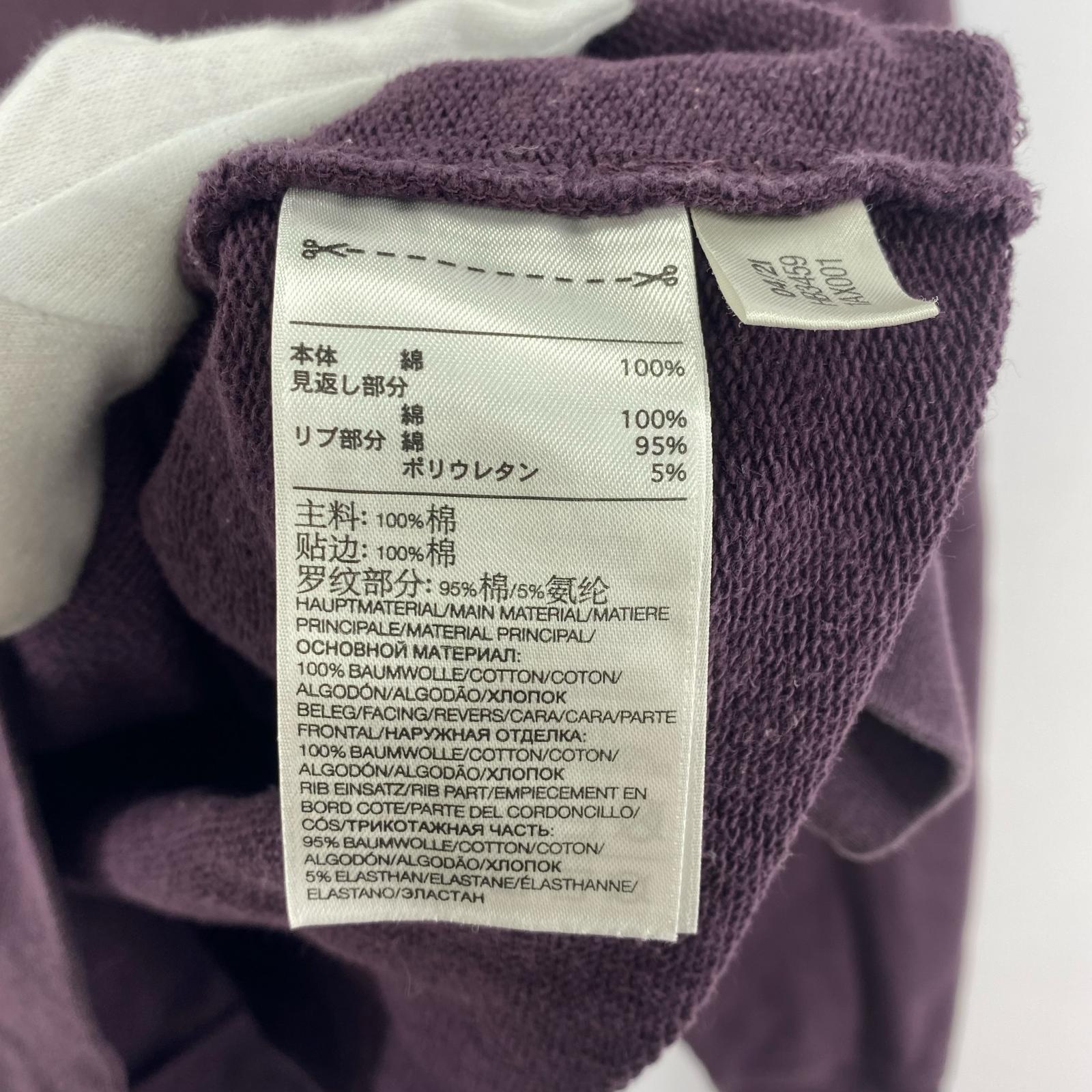 スウェット CLASSIC CHEST LOGO CREW L パープル
