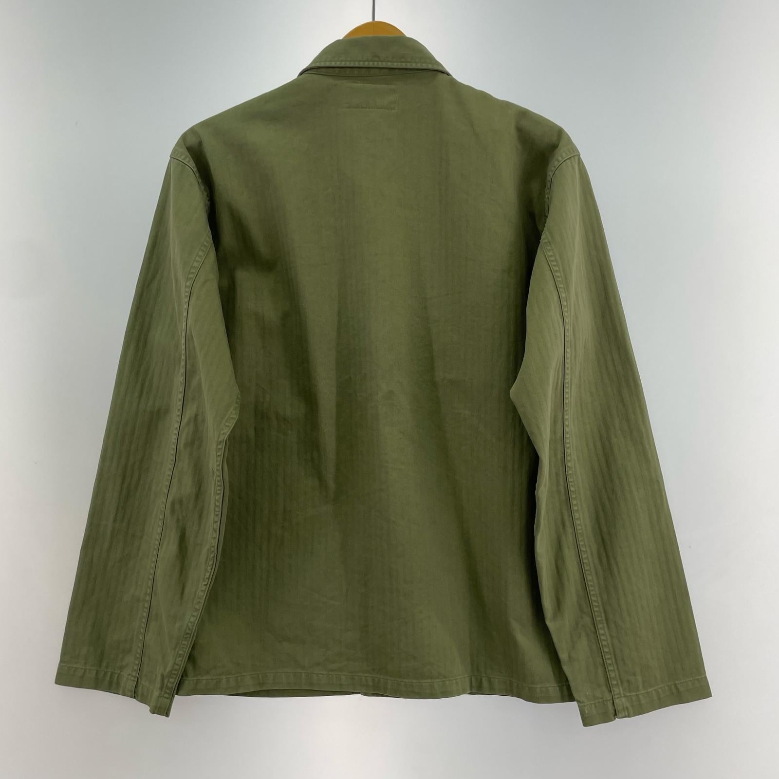 長袖シャツ BARROW MILITARY HBT SHIRT(XS) カーキ