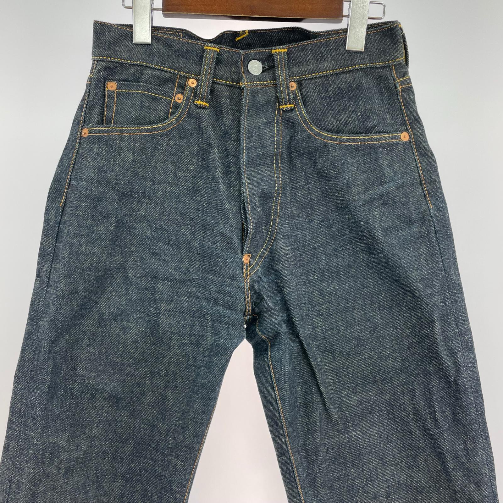 デニムパンツ 2001 リジッドデニム W27 27 ネイビー