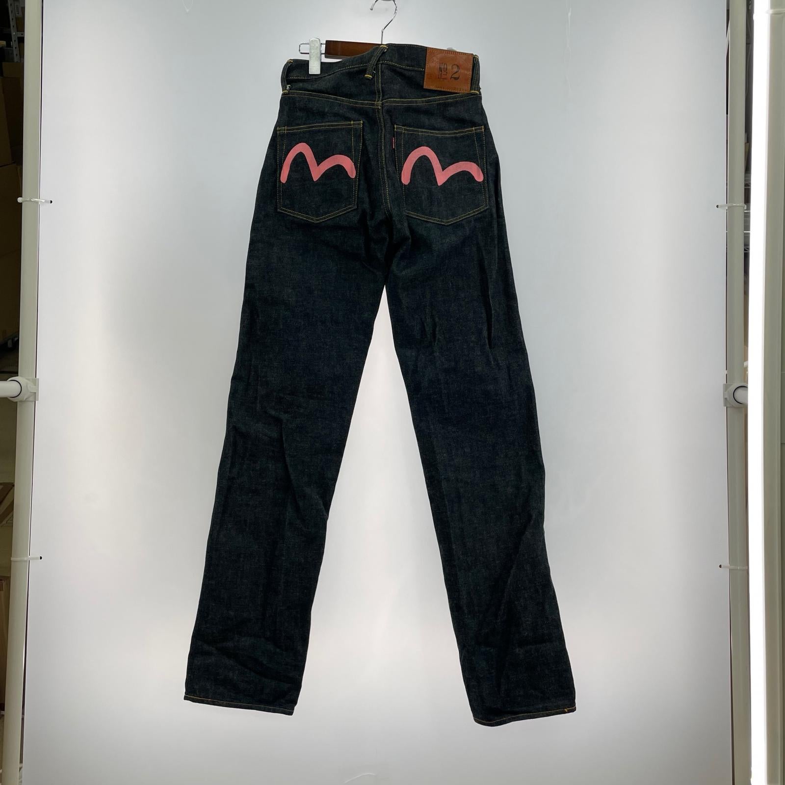 デニムパンツ 2001 リジッドデニム W27 27 ネイビー