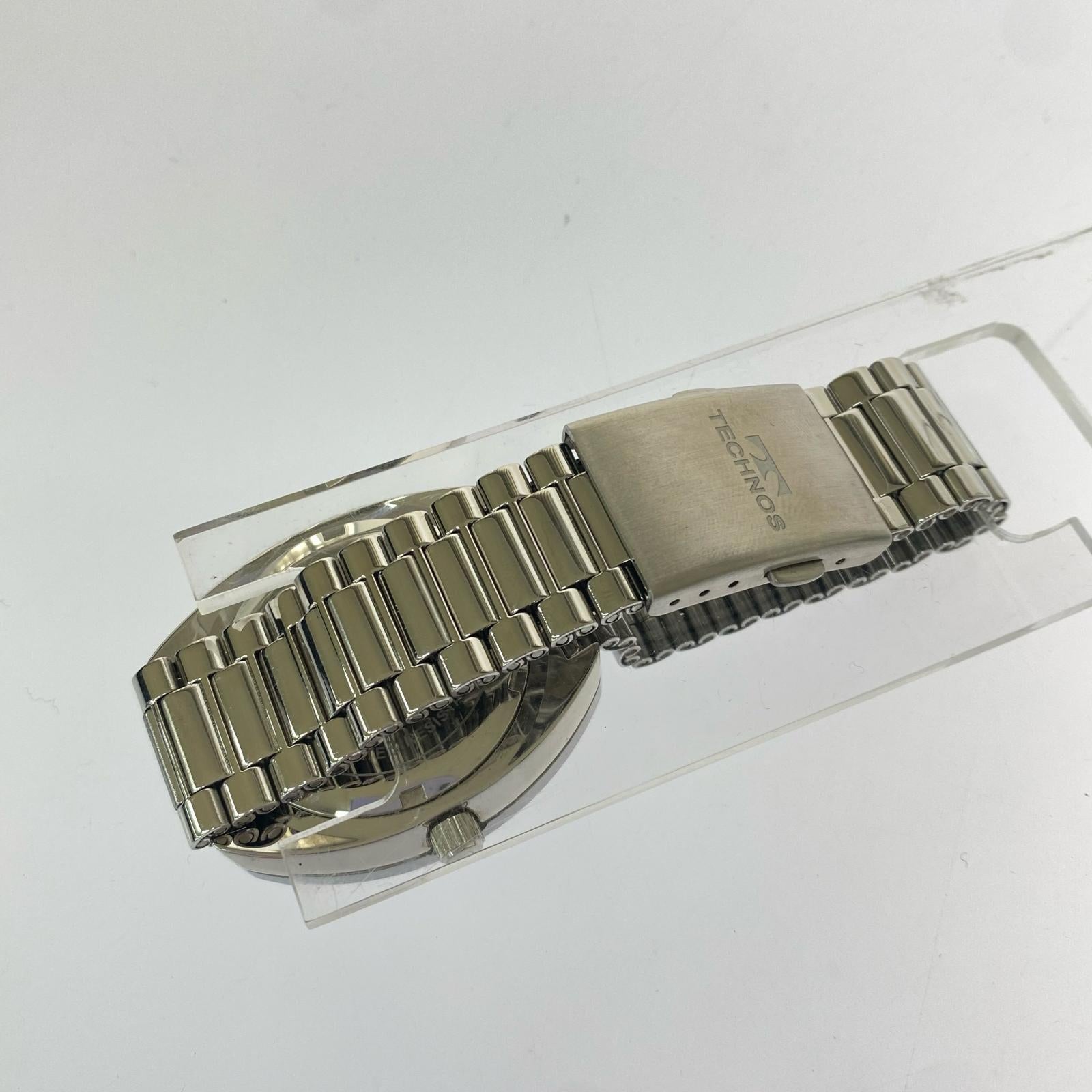 腕時計 technos t9c12 シルバー