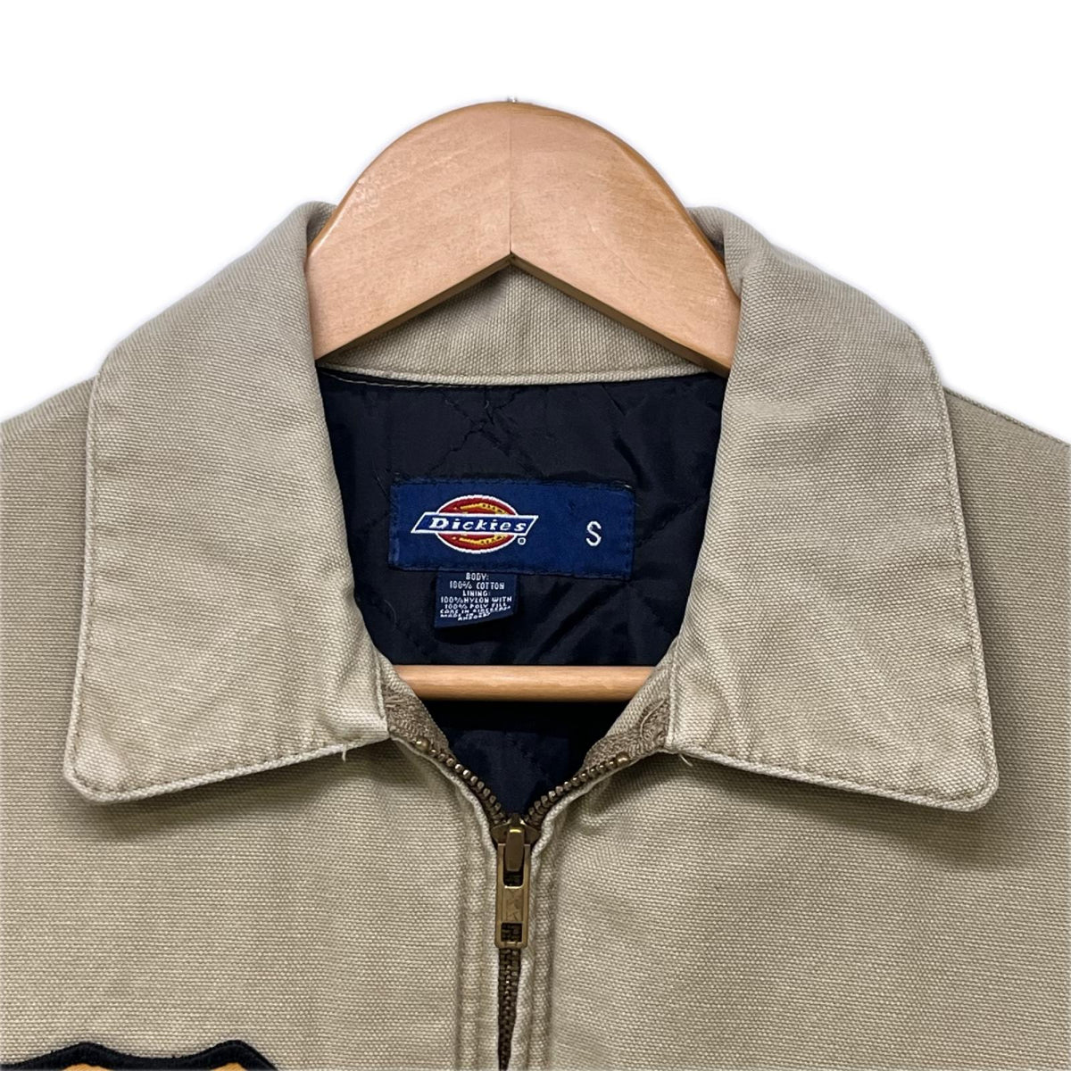 ジャケット 00s Dickies Mexico製 ワークジャケット S S ベージュ