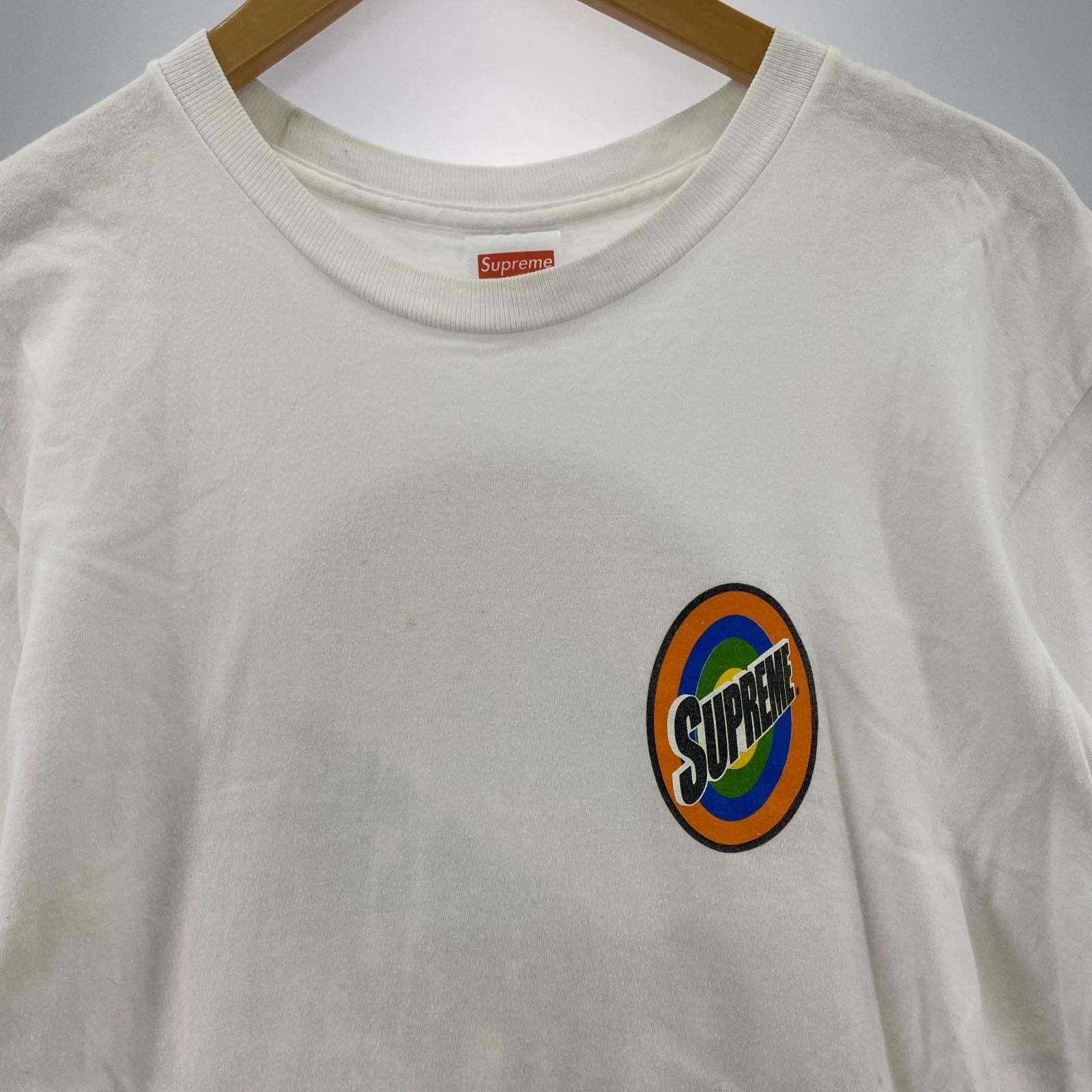 半袖Tシャツ Spin Tee プリントS/Sカットソー 白 M ホワイト