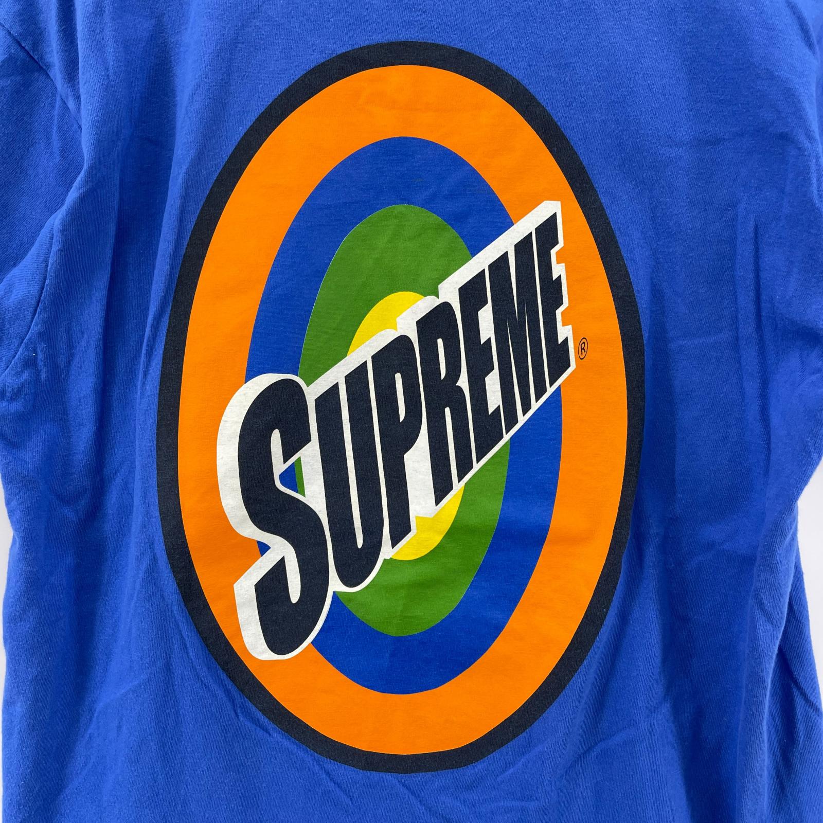 半袖Tシャツ Spin Tee プリントS/Sカットソー 青 M ブルー