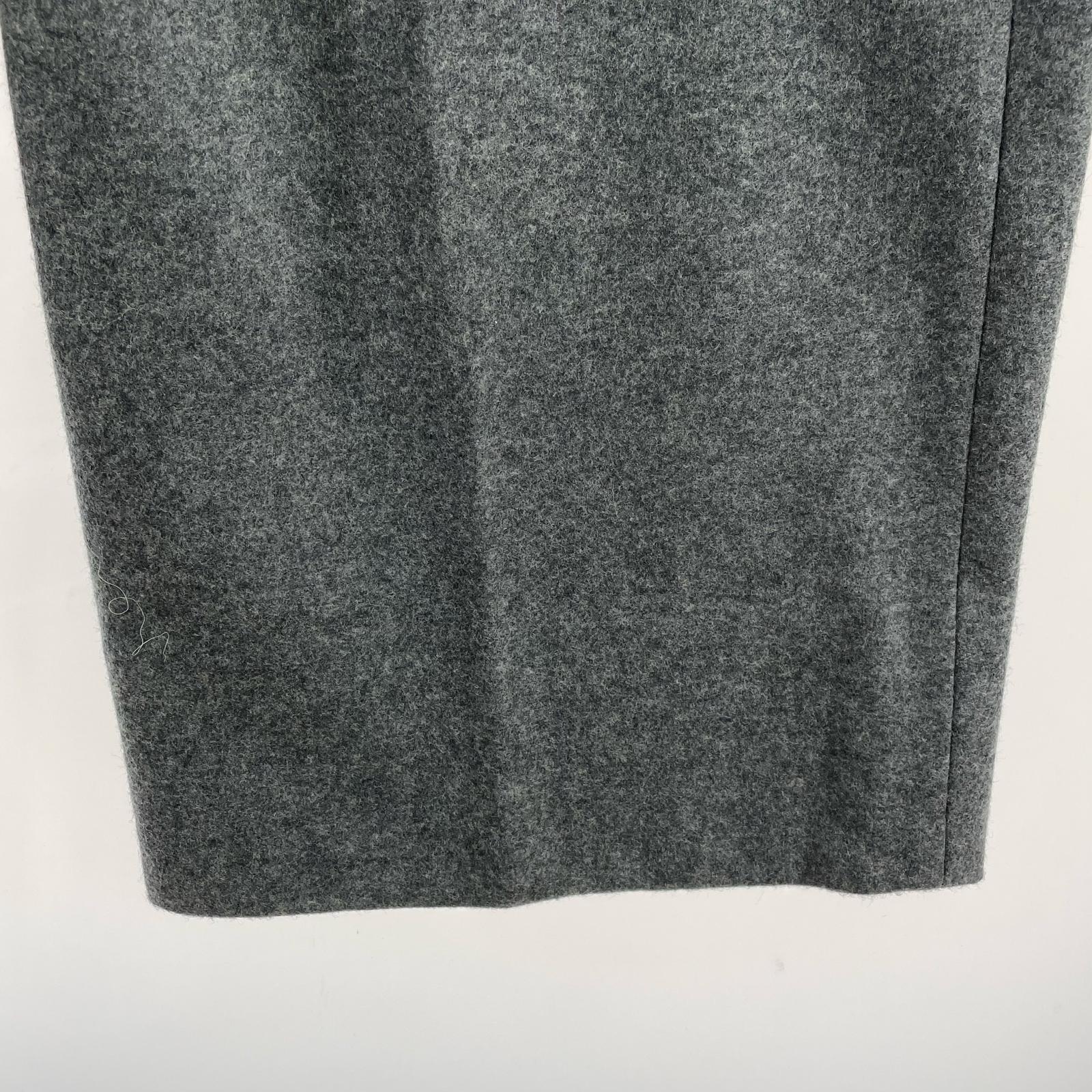 パンツ 23AW ベルテッドウールパンツ 46 グレー