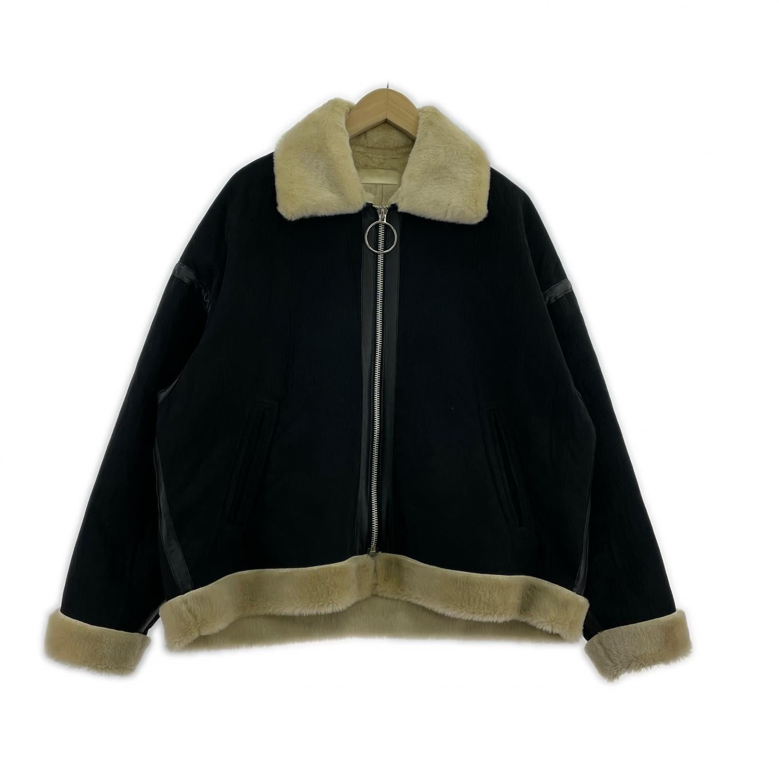 ジャケット NEON SIGN 0732 B-6 FLIGHT JACKET 黒 46 ブラック
