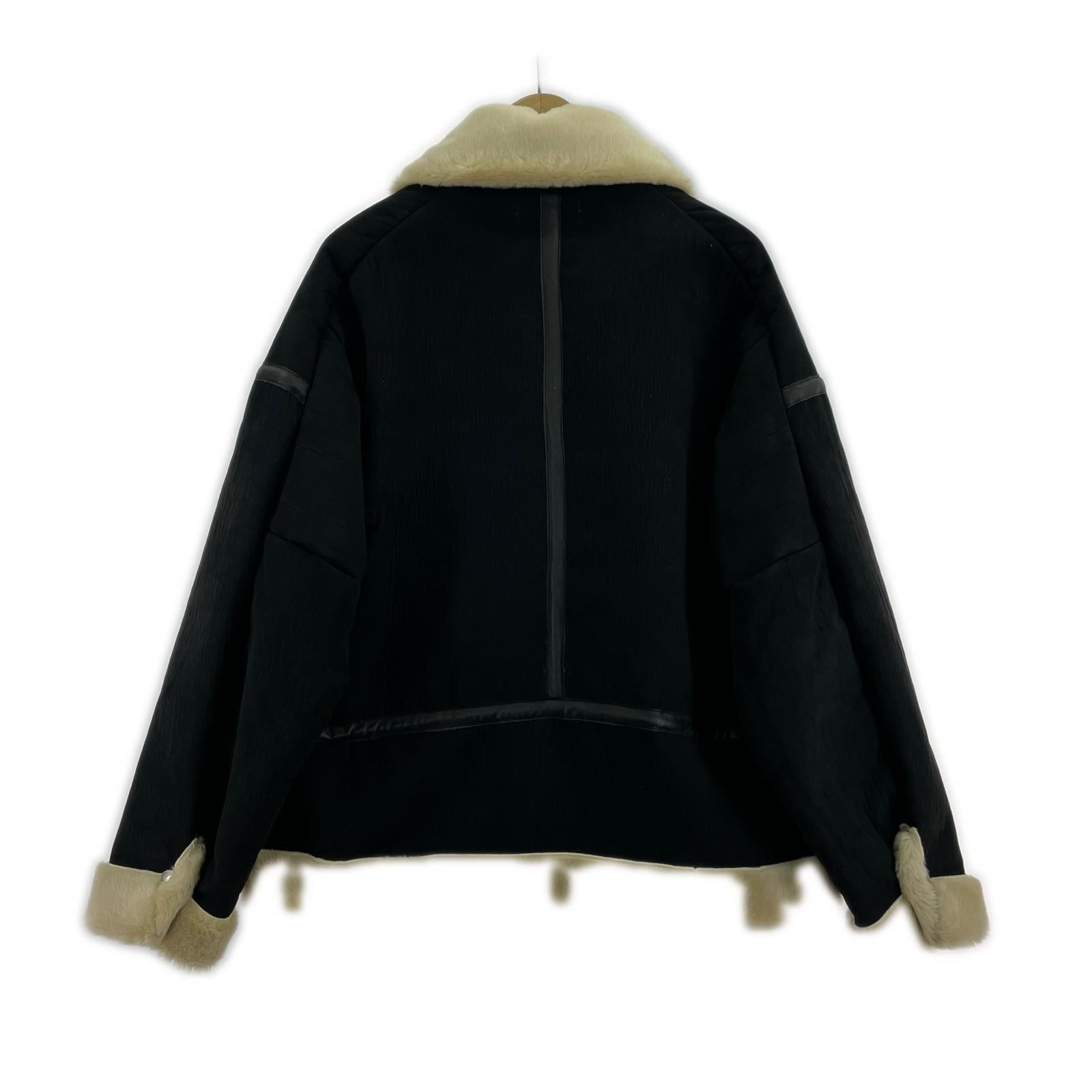ジャケット NEON SIGN 0732 B-6 FLIGHT JACKET 黒 46 ブラック