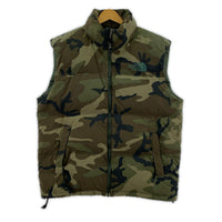 ダウンベスト NUPTSE VEST カモフラダウンベスト L L グリーン