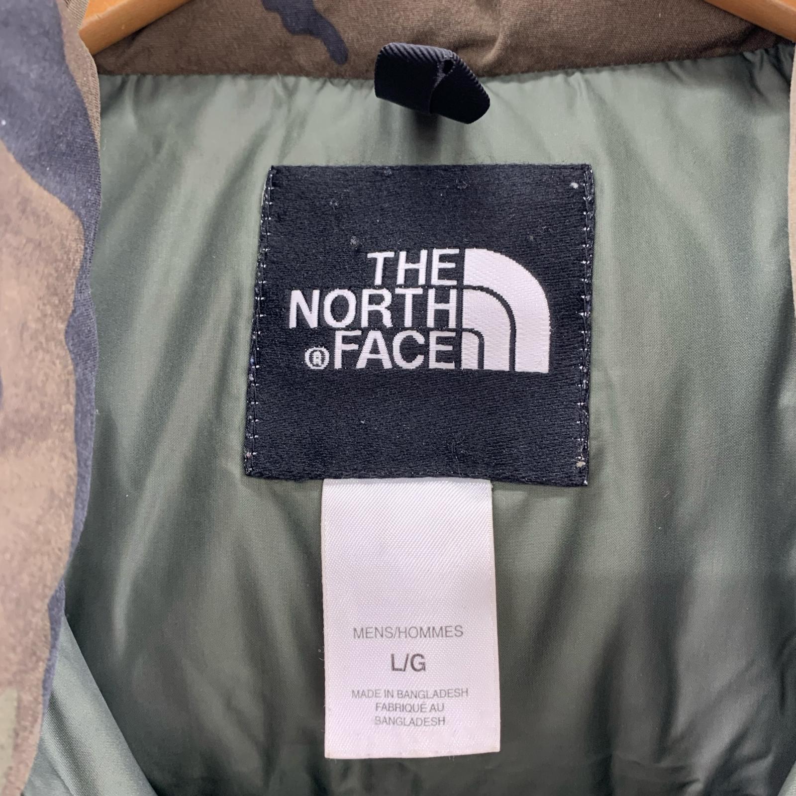 ダウンベスト NUPTSE VEST カモフラダウンベスト L L グリーン