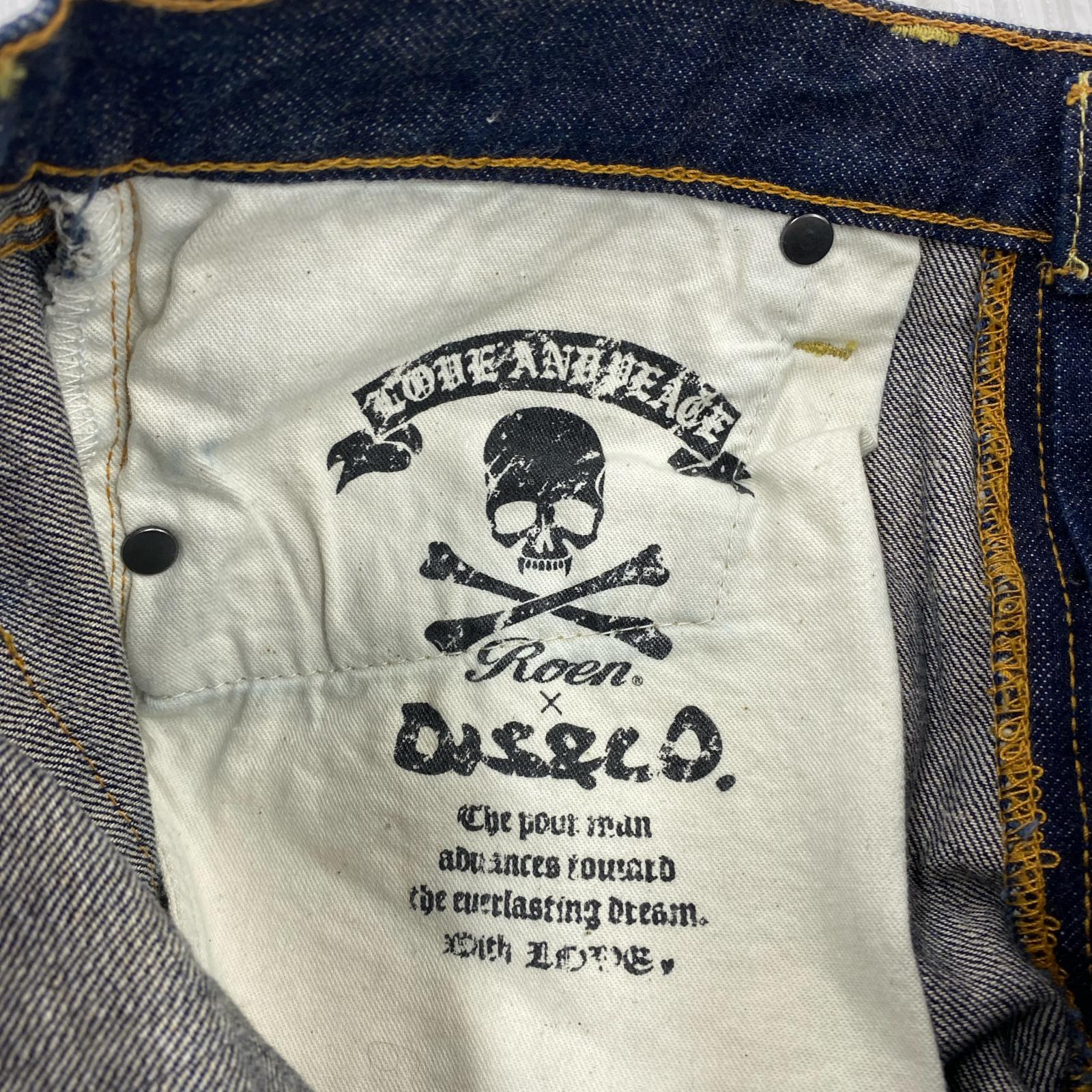 デニムパンツ ROEN DIS&CO デニムパンツ (34) ネイビー