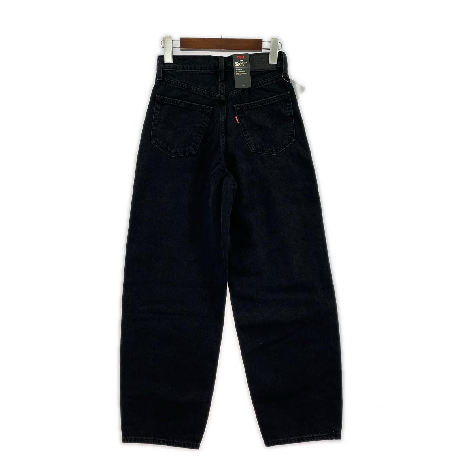 デニムパンツ × BEAMS バルーンジーンズ ブラック 24 ブラック